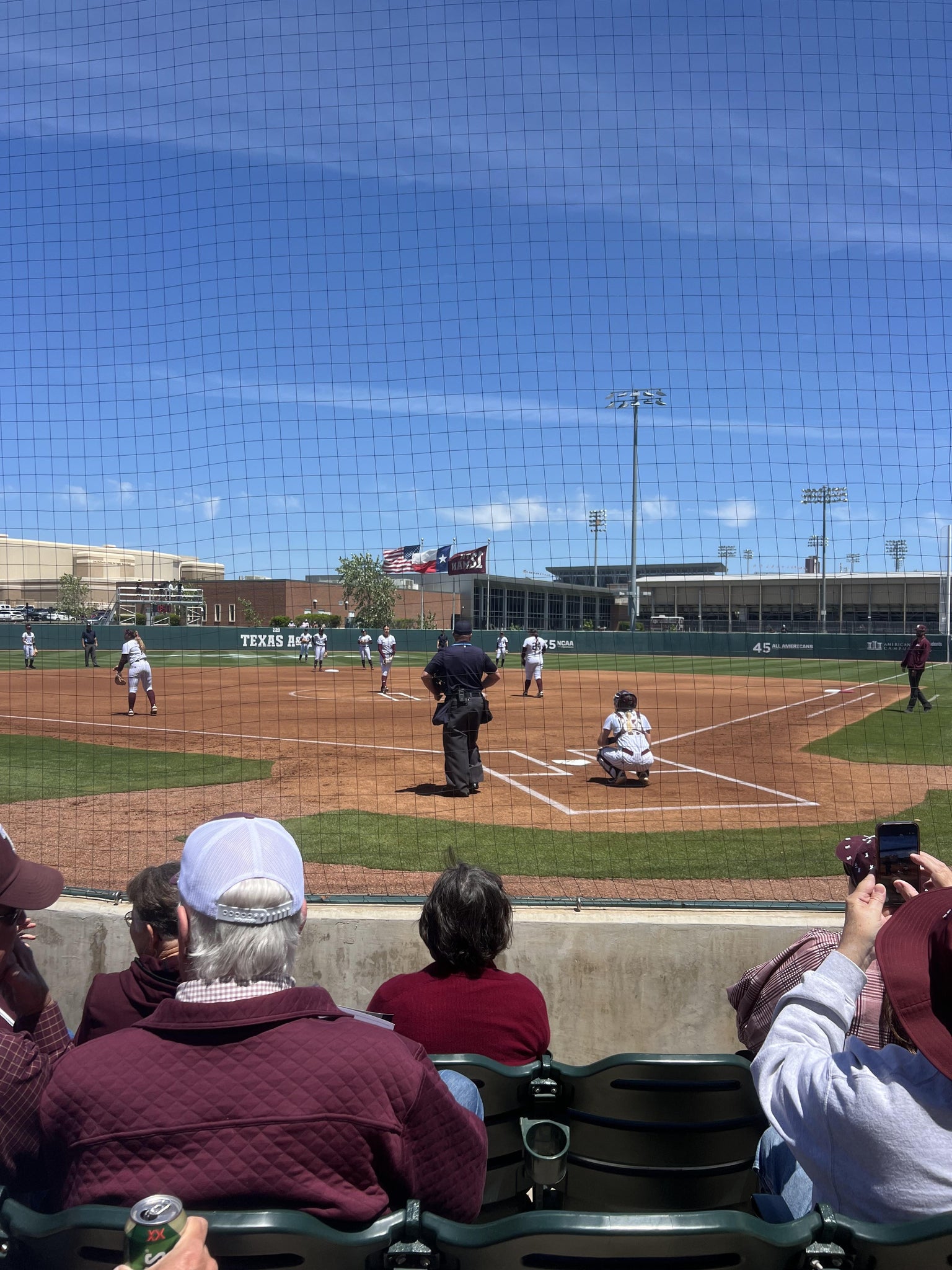 Real Fan View taken from Club 3 at Davis Diamond by Susan C
