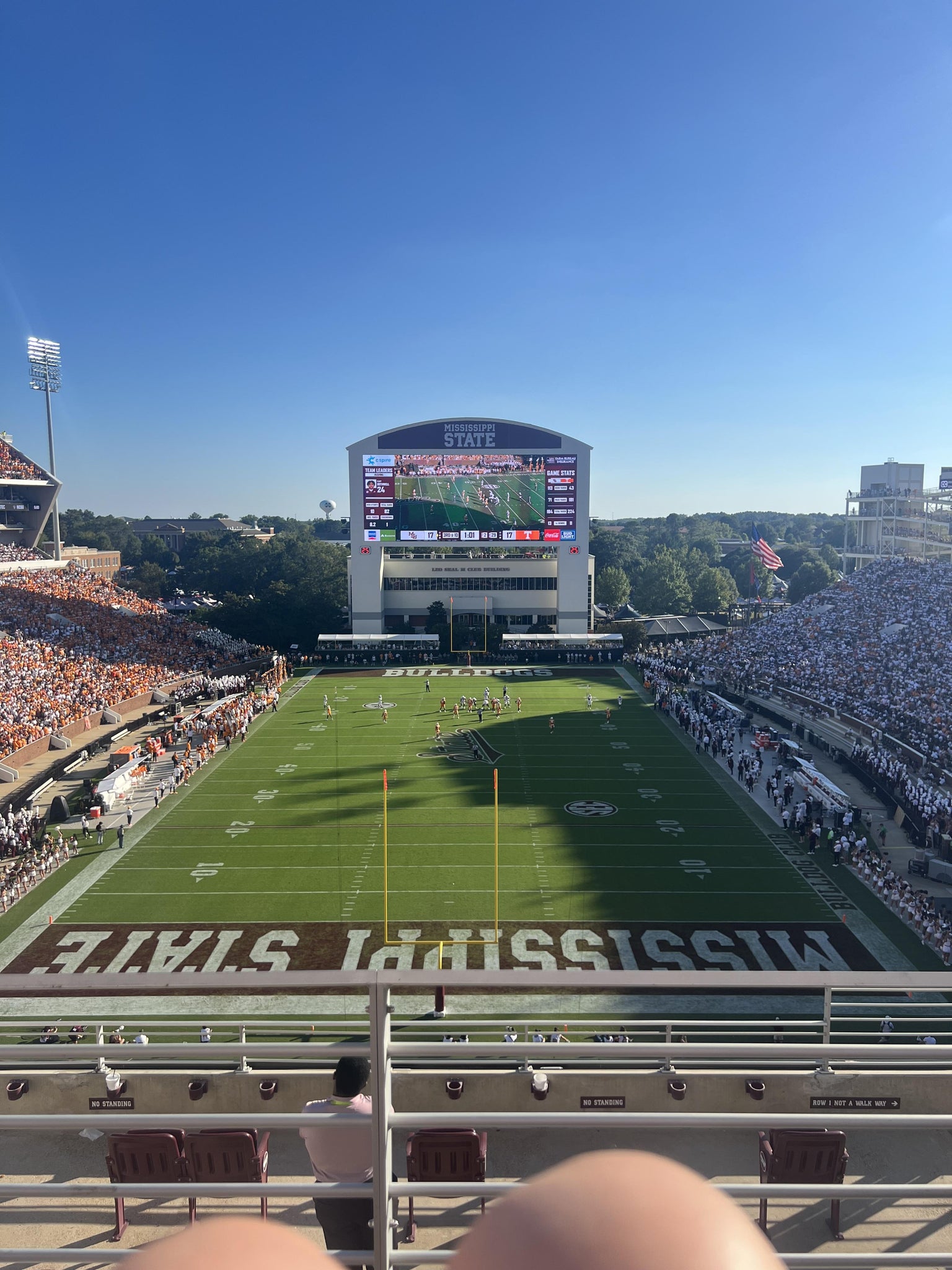 Real Fan View taken from Section 115 at Davis Wade Stadium at Scott Field by Catherine M