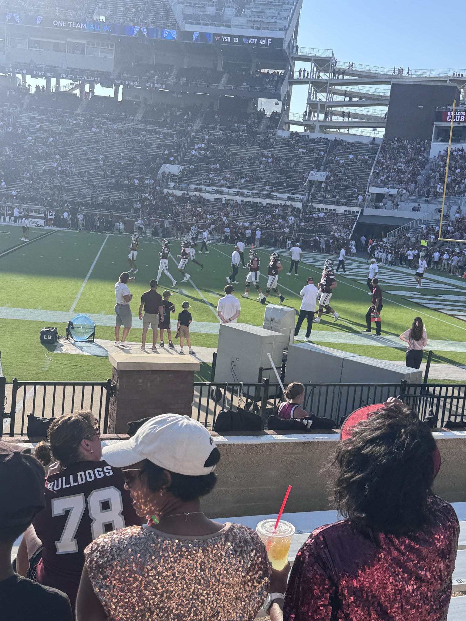 Real Fan View taken from Section 18 at Davis Wade Stadium at Scott Field by Jason W