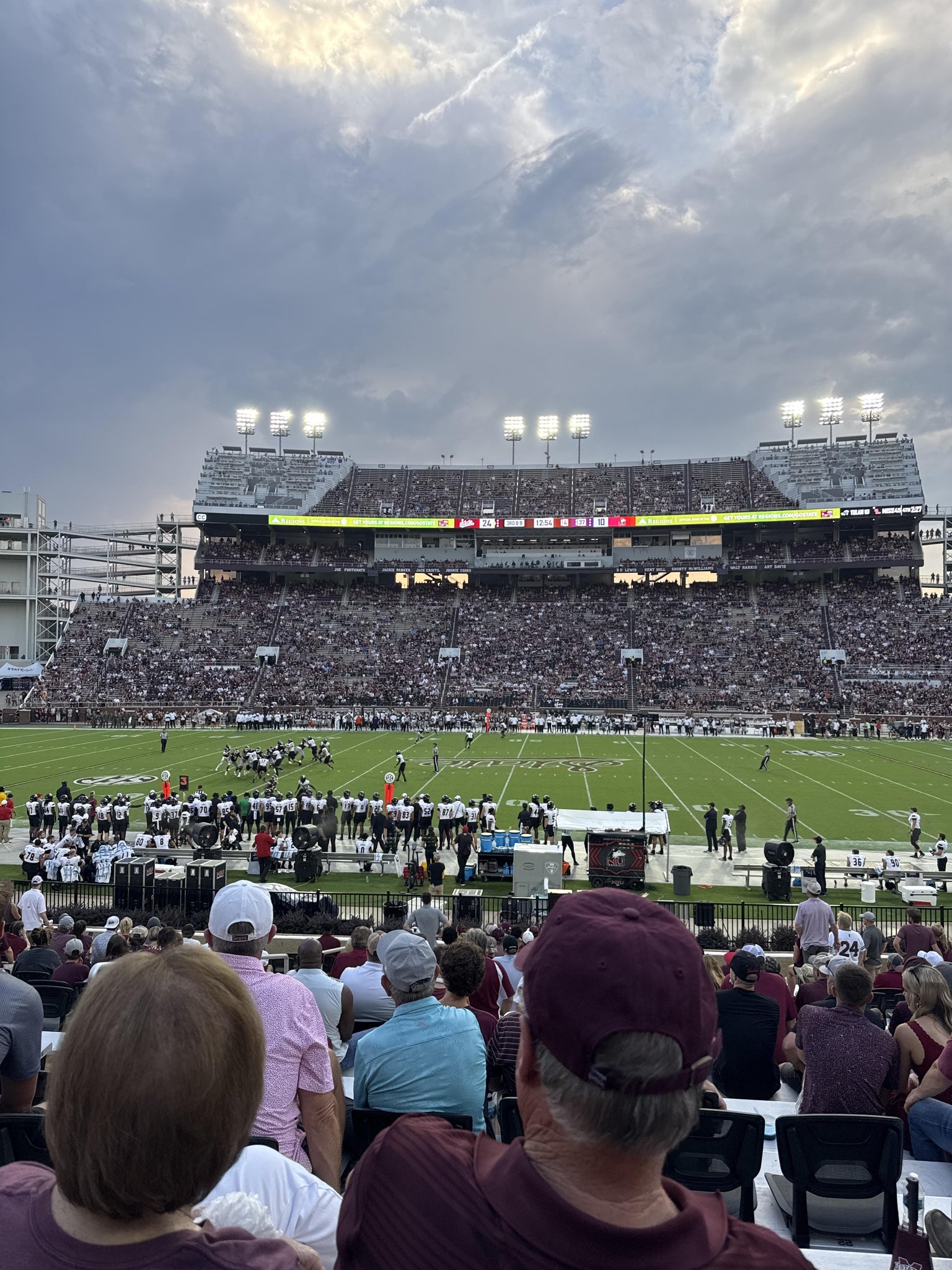 Real Fan View taken from Section 20 at Davis Wade Stadium at Scott Field by Jeremy W