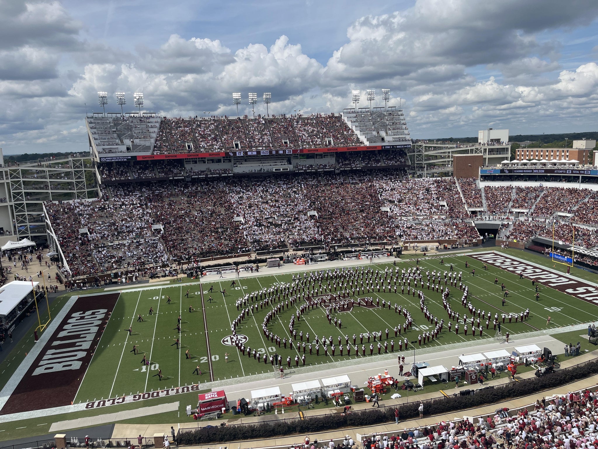 Vue réelle des fans prise de la Section 338 au site Davis Wade Stadium at Scott Field par Anonymous User
