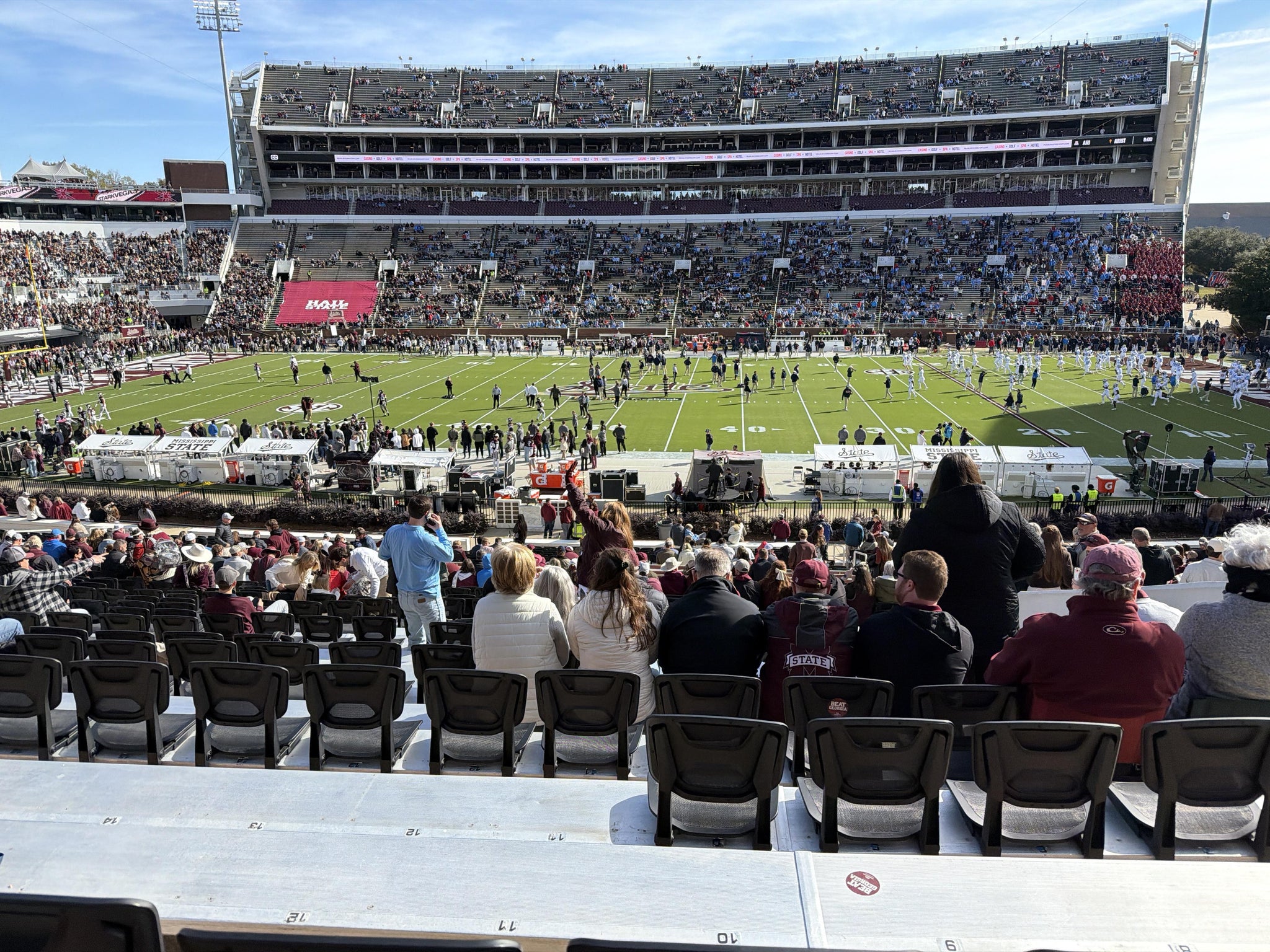 Real Fan View taken from Section 4 at Davis Wade Stadium at Scott Field by Dennis D