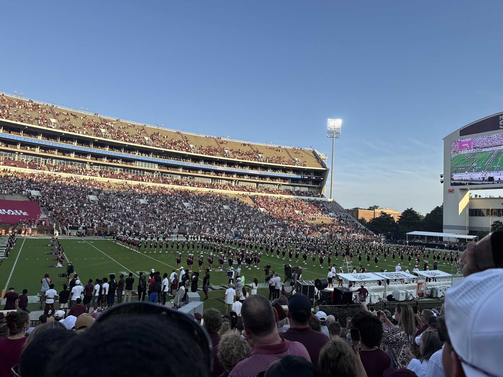 Real Fan View taken from Section 6 at Davis Wade Stadium at Scott Field by Randy H