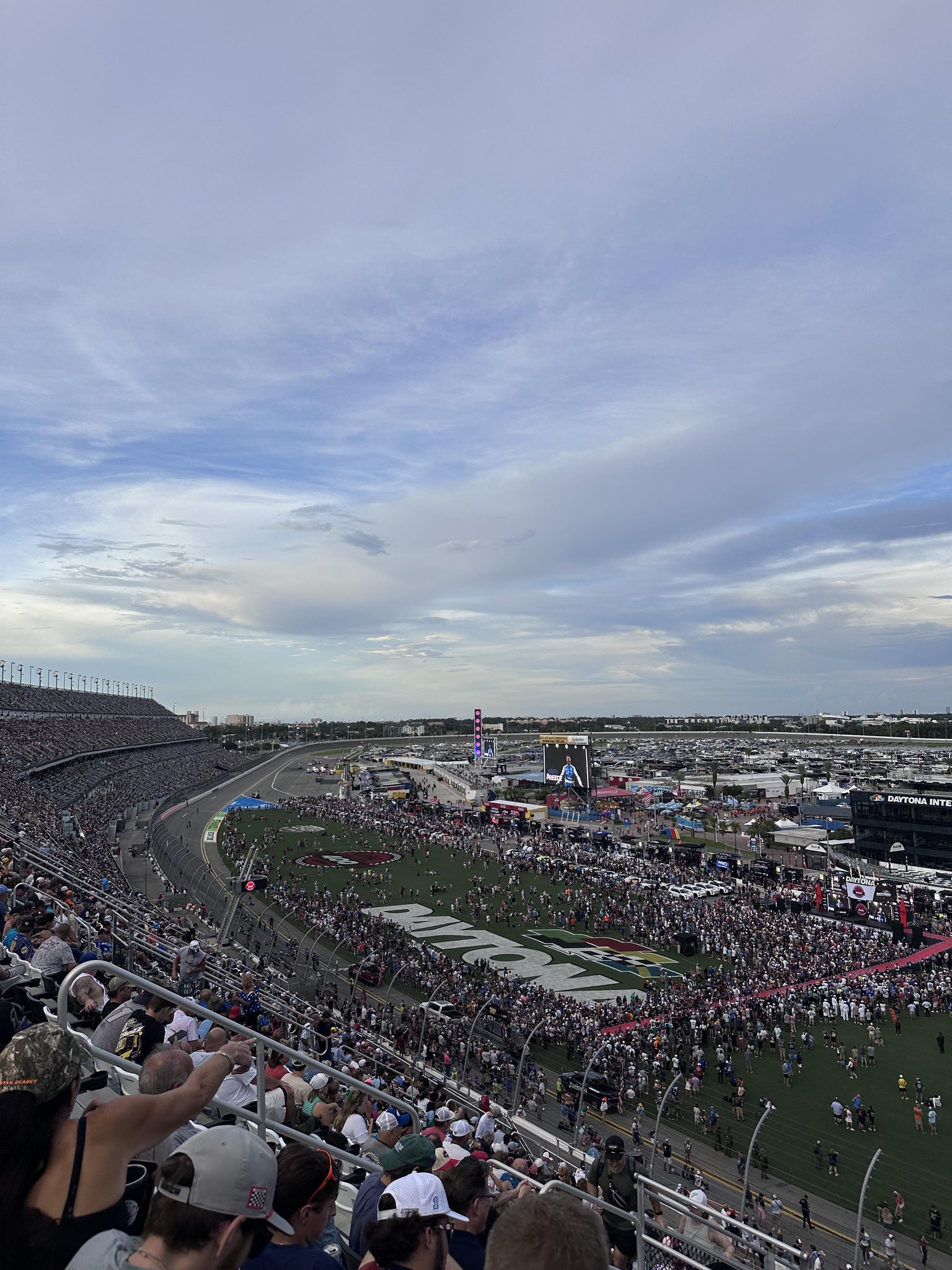 Real Fan View taken from Section 359 at Daytona International Speedway by Kevin P