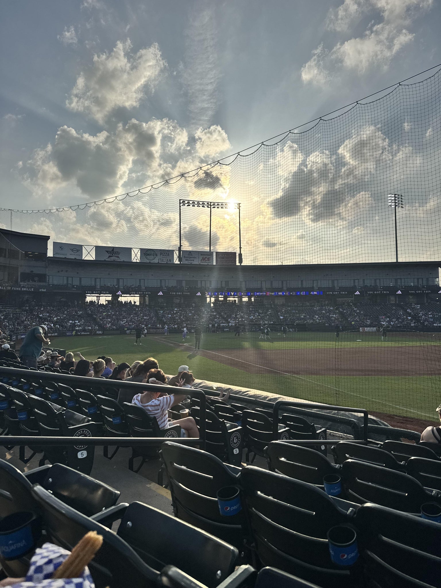 Real Fan View taken from Section 126 at Dell Diamond by Jayci G