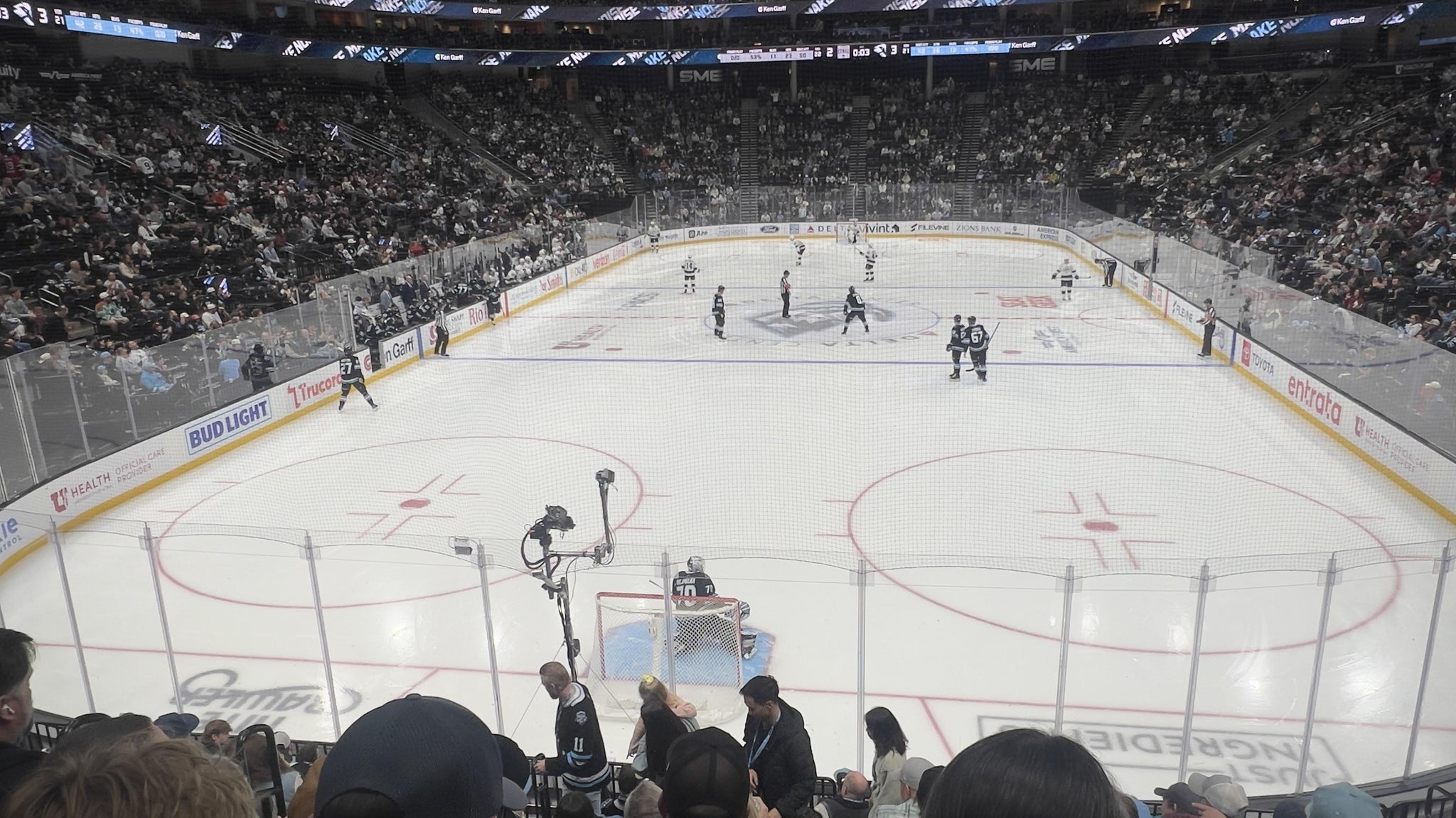 Real Fan View taken from Section 1 at Delta Center by Kenneth S