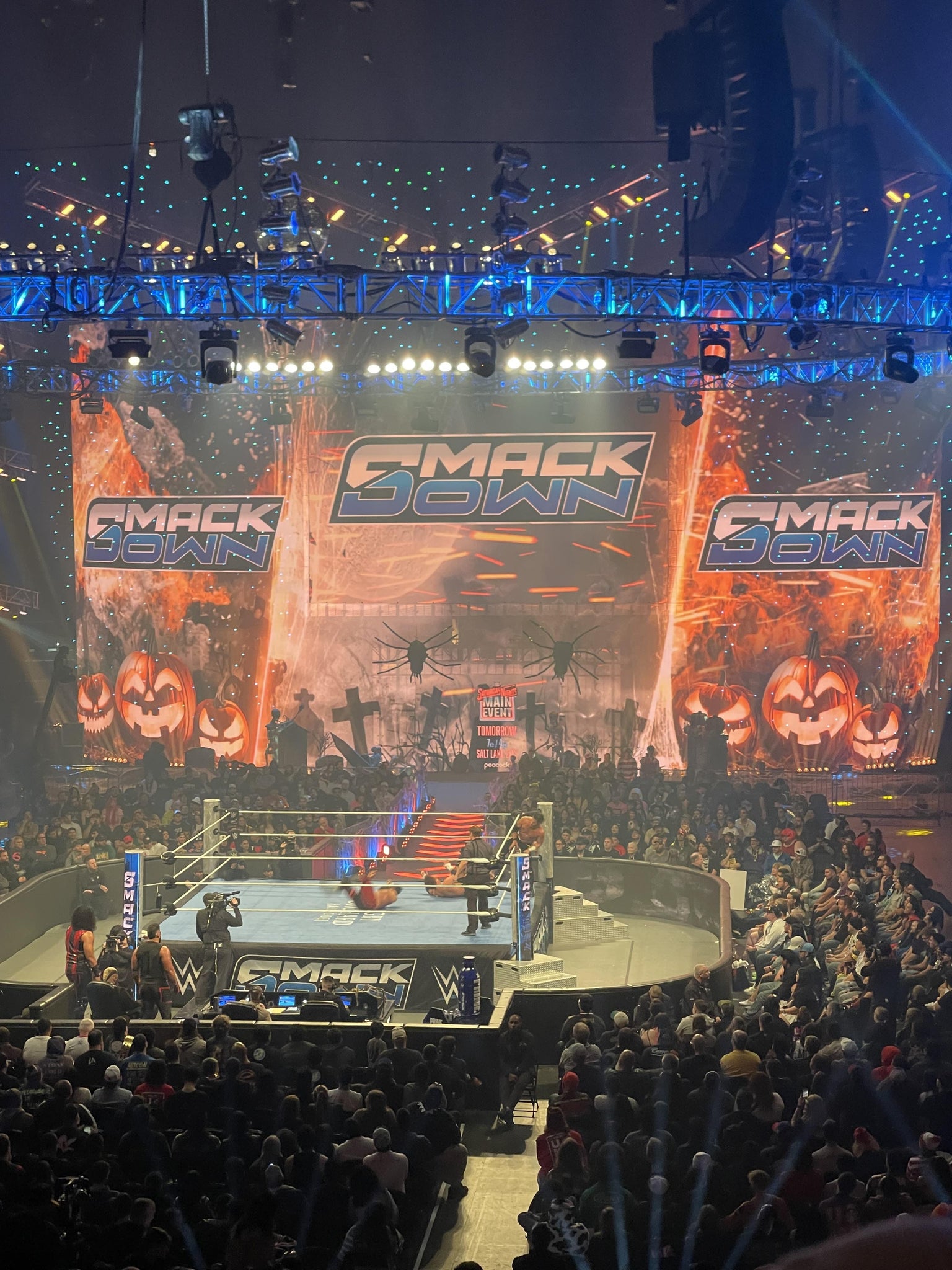 Real Fan View taken from Section 1 at Delta Center by Danny M