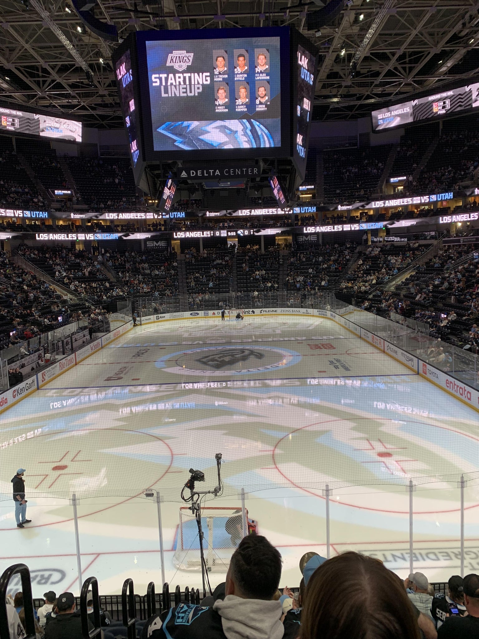 Real Fan View taken from Section 1 at Delta Center by Lucia T