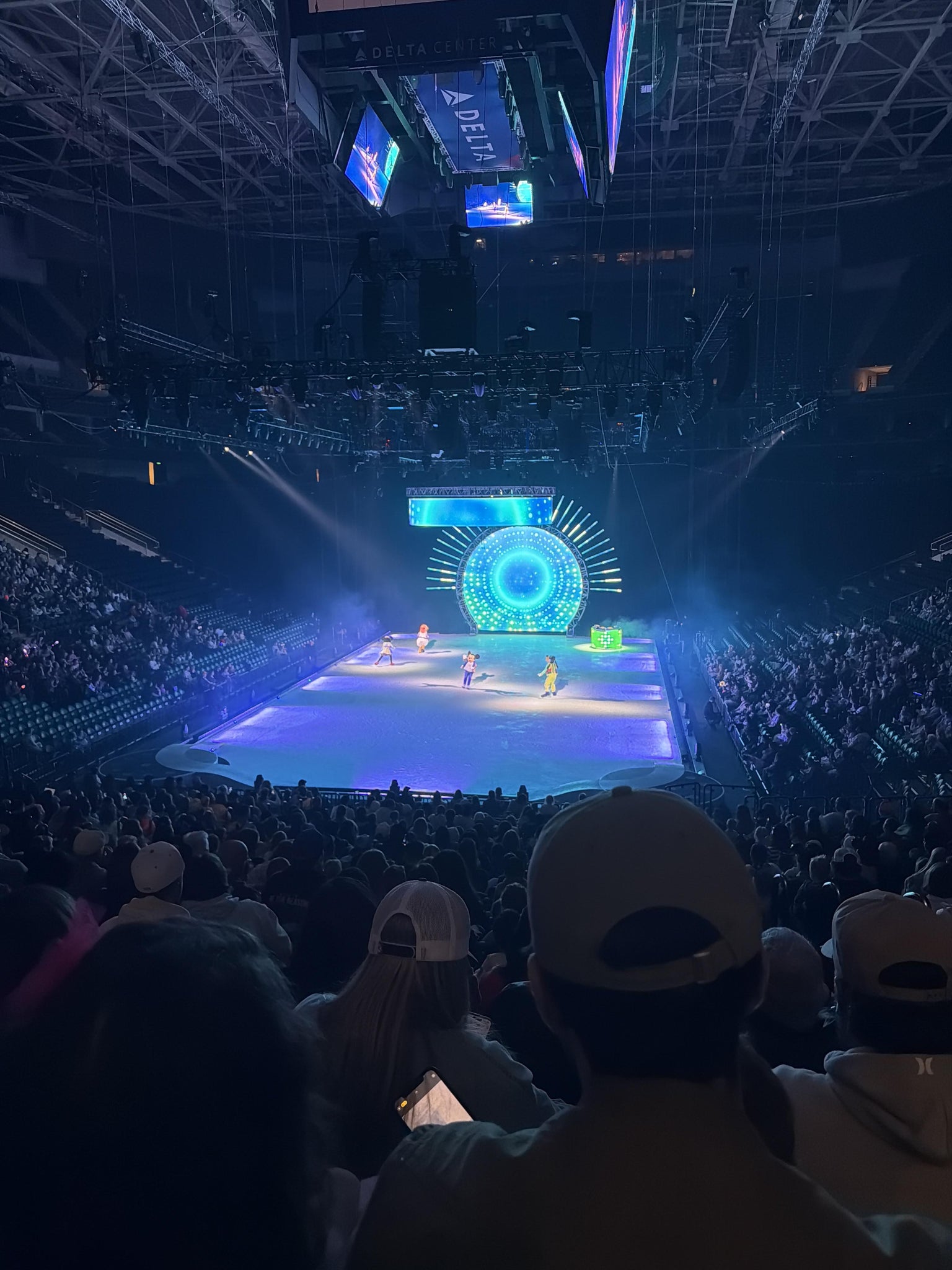 Real Fan View taken from Section 1 at Delta Center by Michelle T