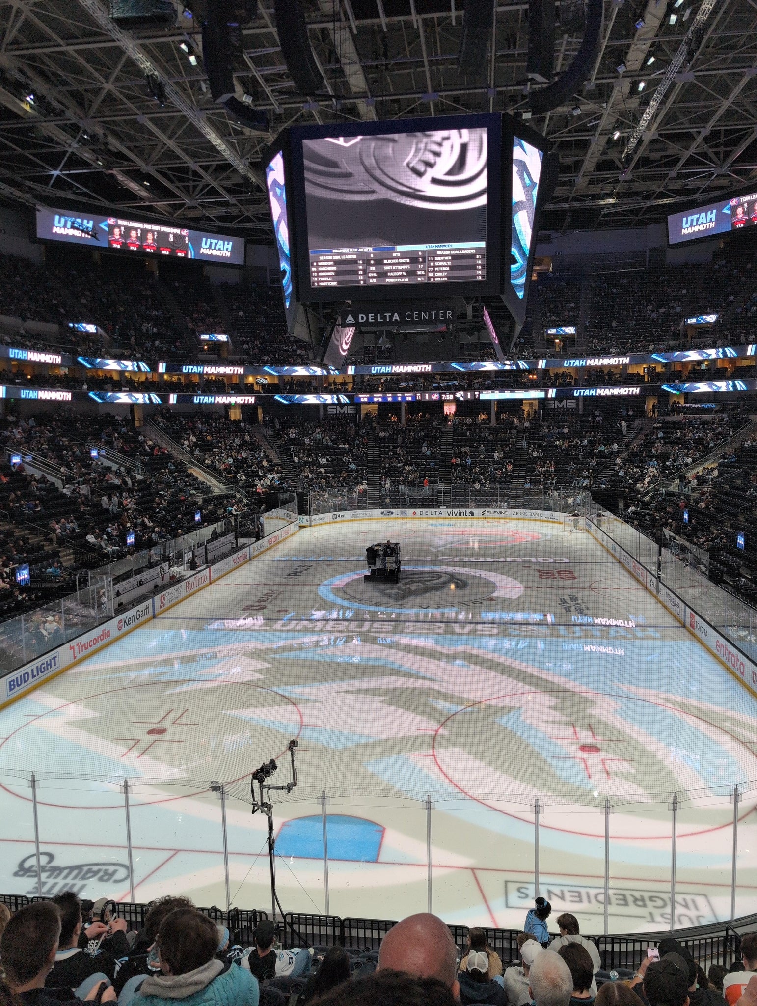 Real Fan View taken from Section 1 at Delta Center by Dallin M