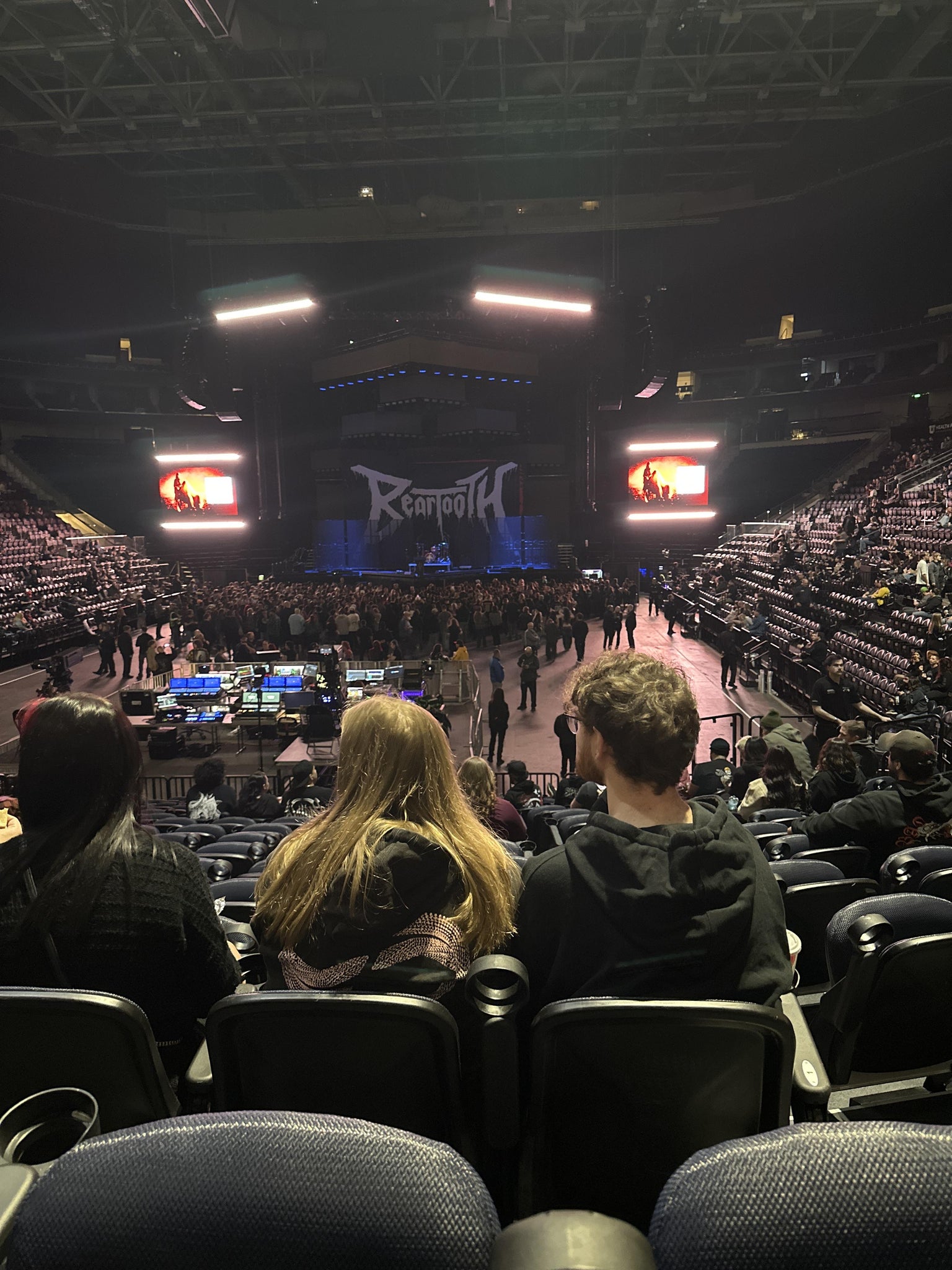Real Fan View taken from Section 1 at Delta Center by Angie E