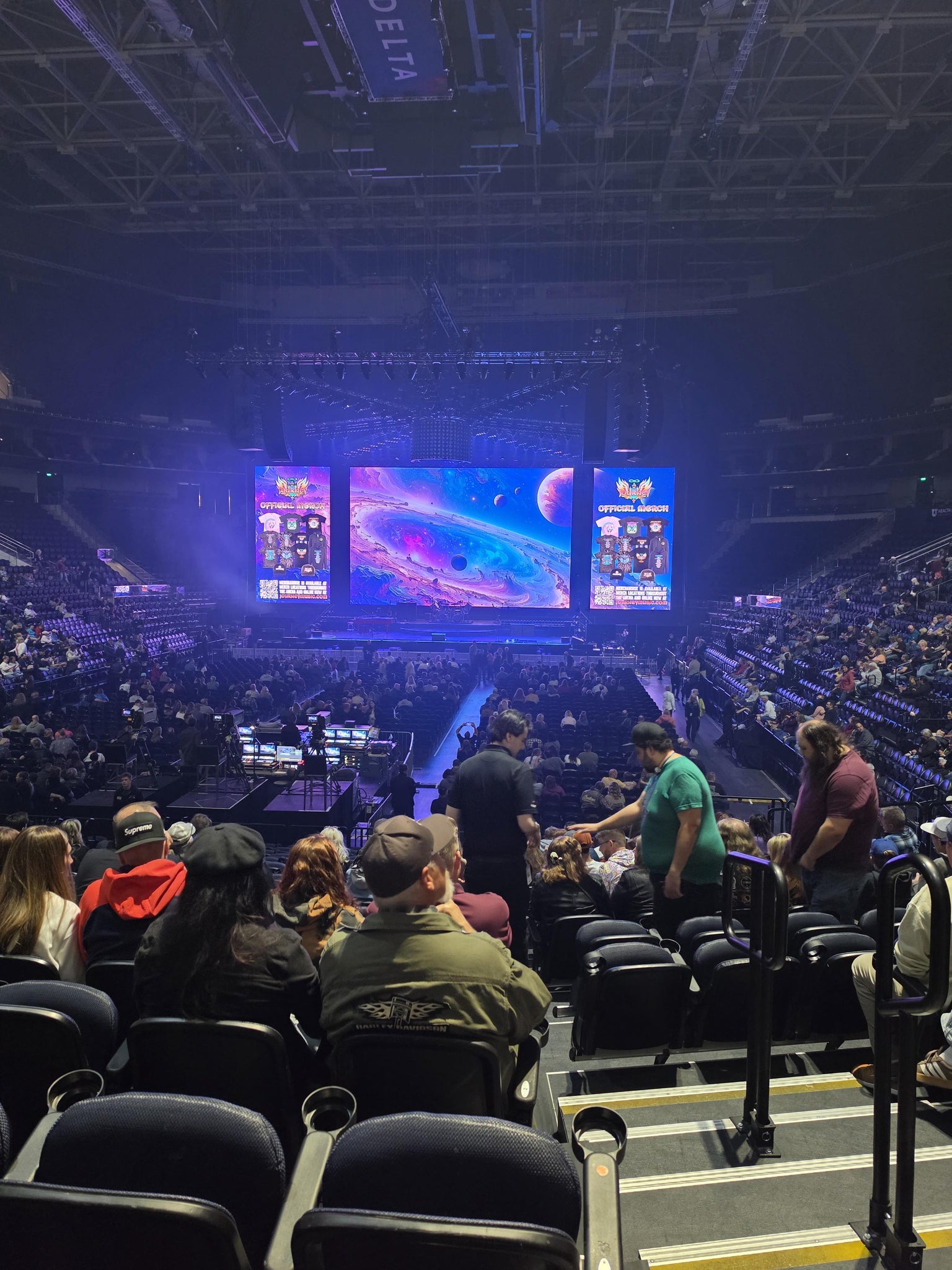 Real Fan View taken from Section 1 at Delta Center by Shelton P