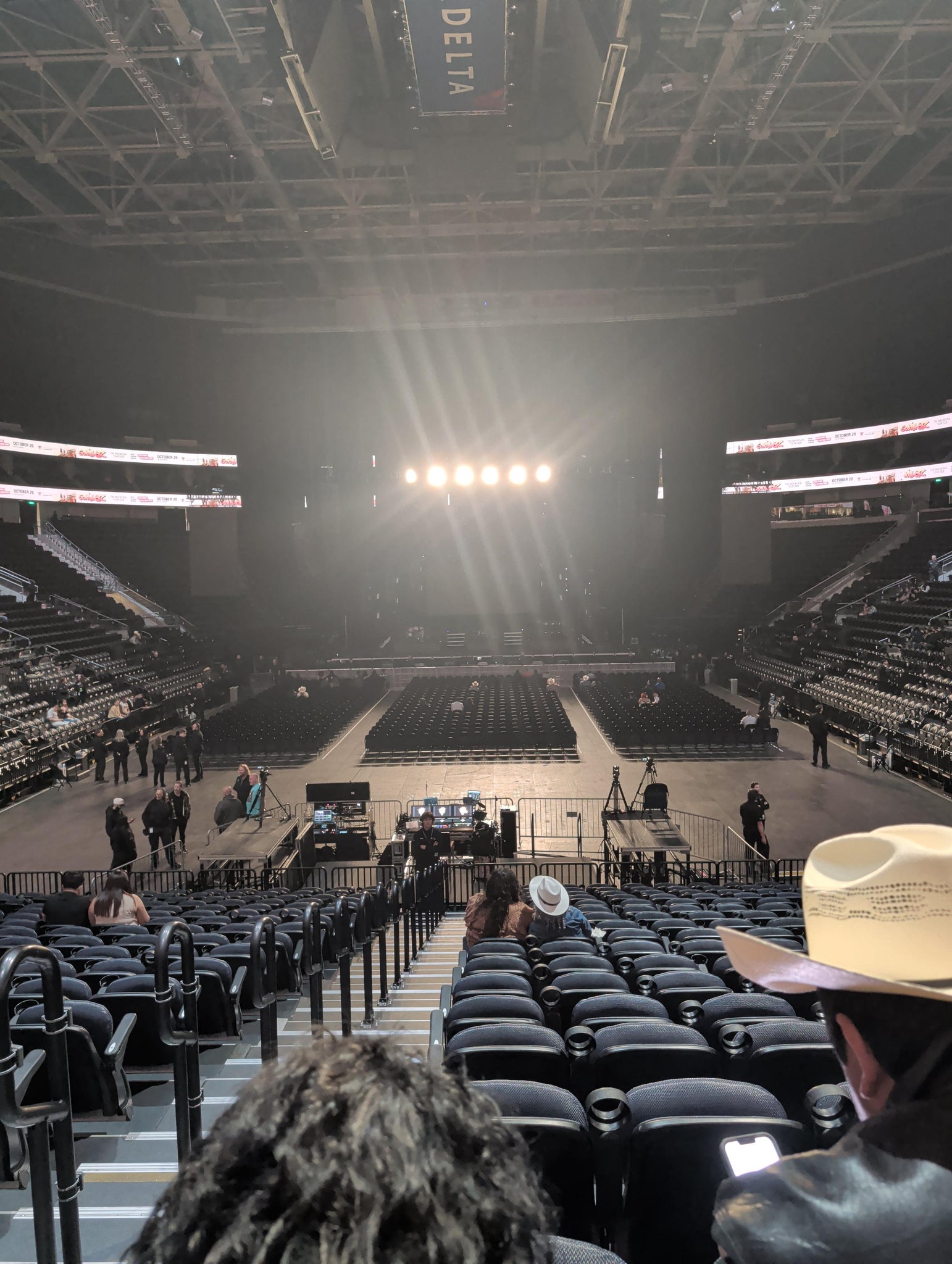 Real Fan View taken from Section 1 at Delta Center by Jose H