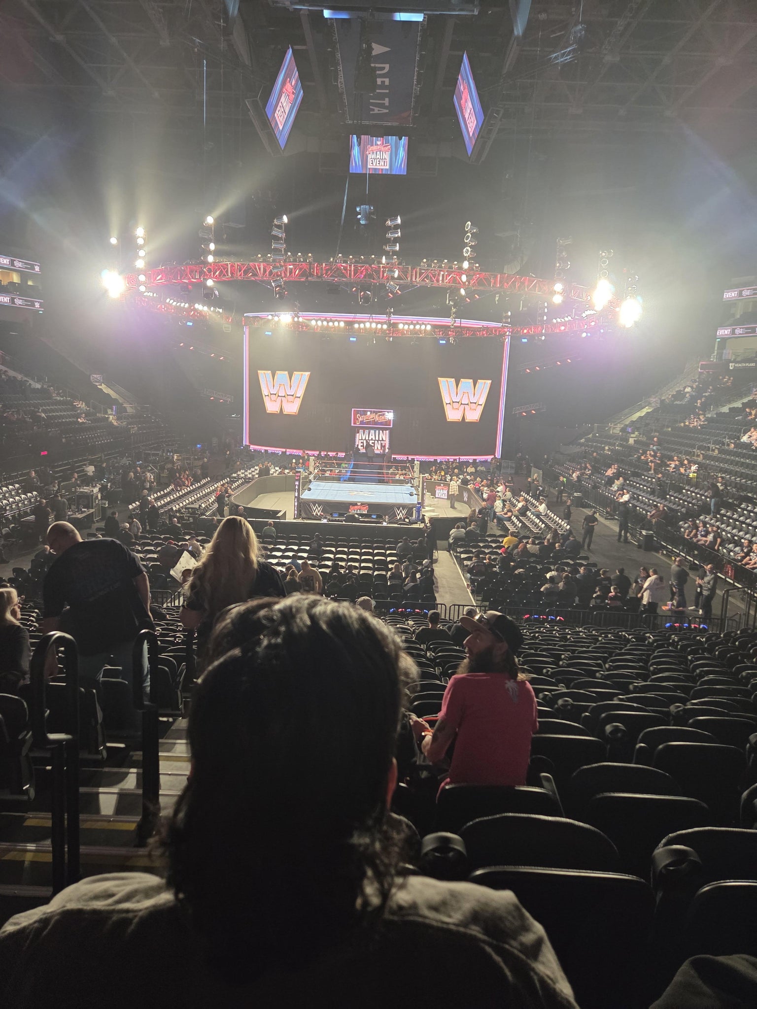Real Fan View taken from Section 1 at Delta Center by Douglas M