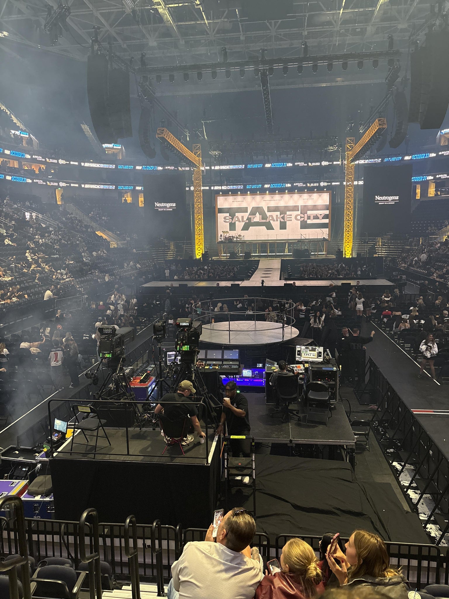 Real Fan View taken from Section 1 at Delta Center by Mckenna P