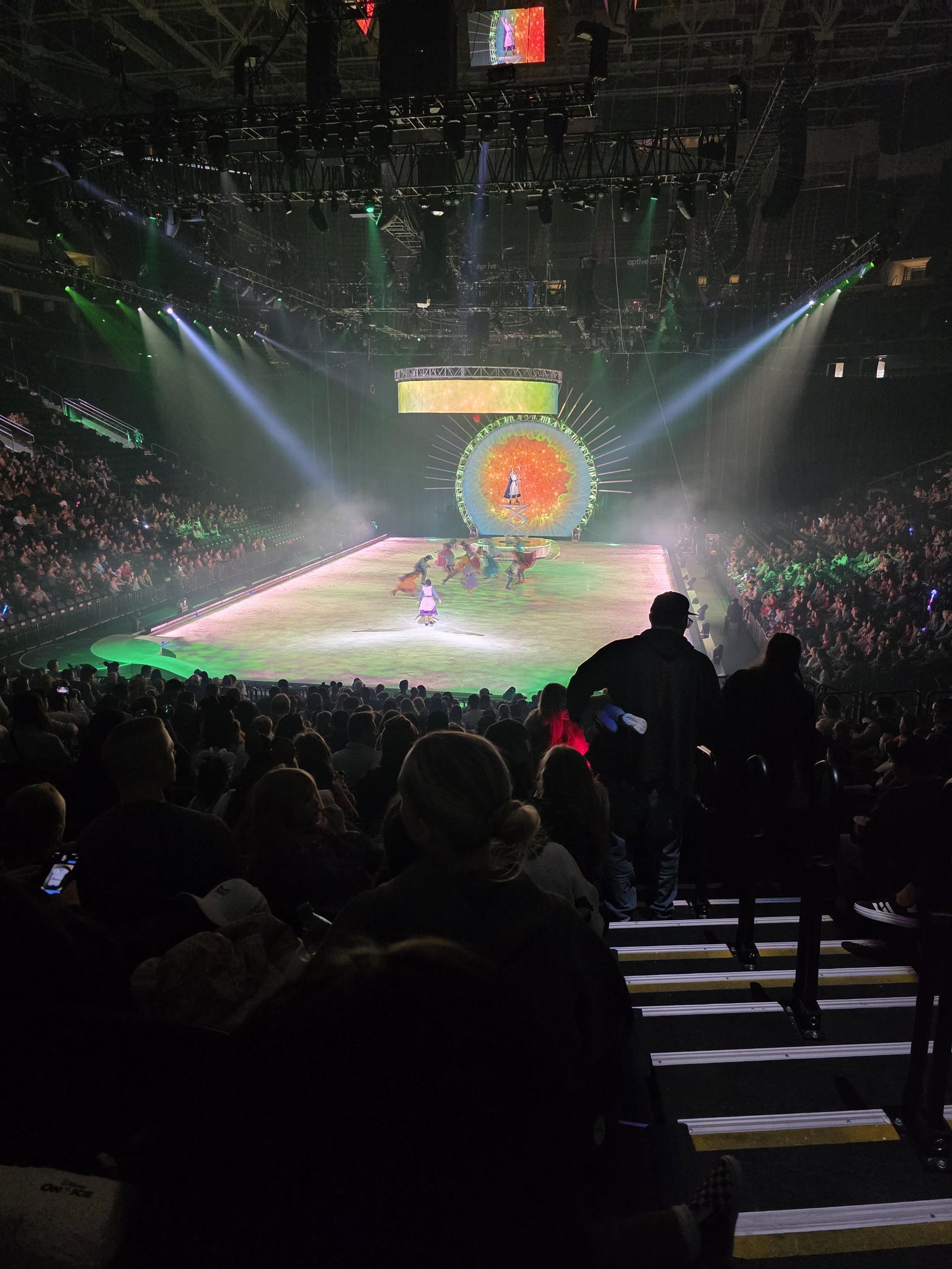 Real Fan View taken from Section 1 at Delta Center by Kasandra F
