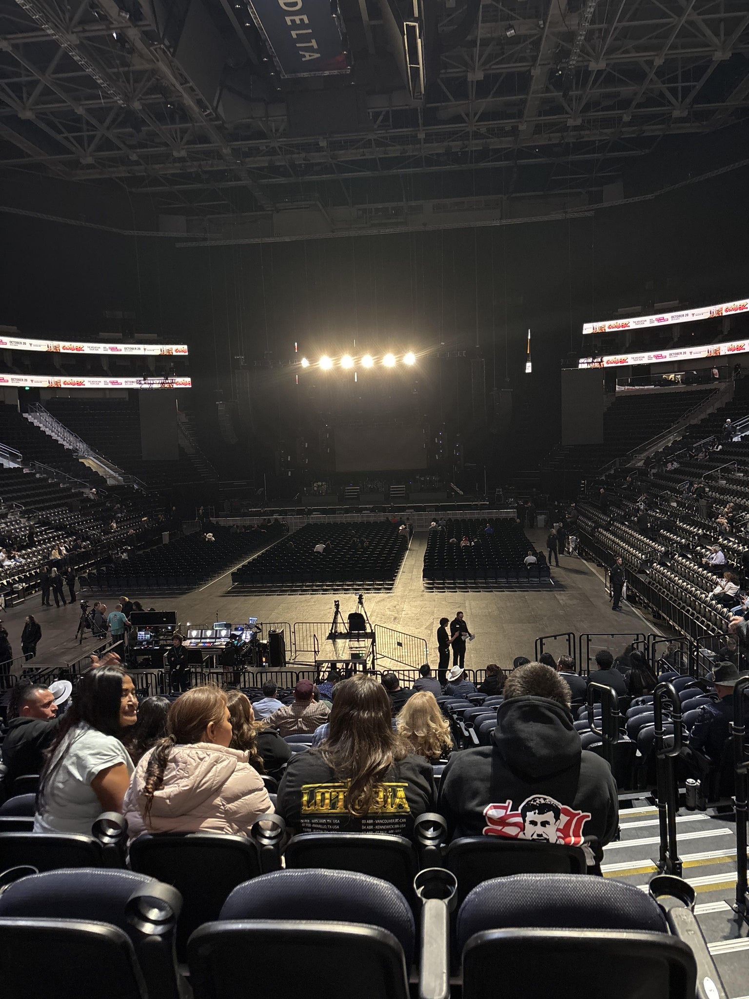 Real Fan View taken from Section 1 at Delta Center by Jennifer R
