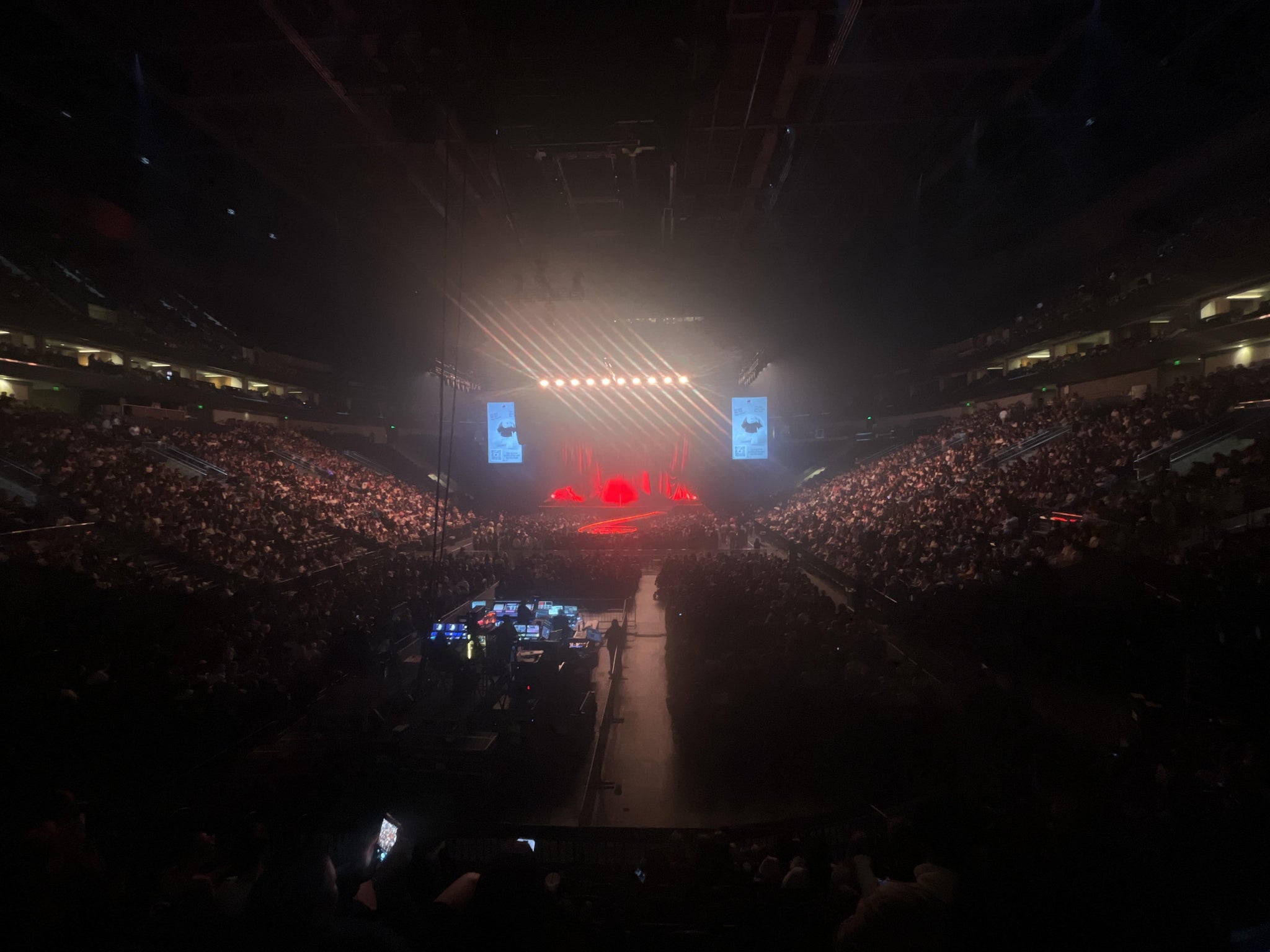 Real Fan View taken from Section 1 at Delta Center by Vienna W