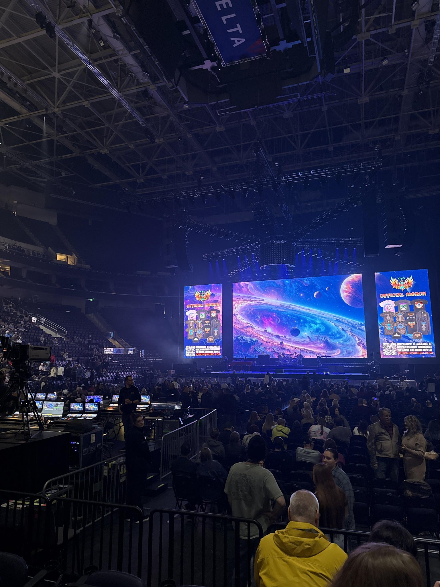 Real Fan View taken from Section 1 at Delta Center by Traci J