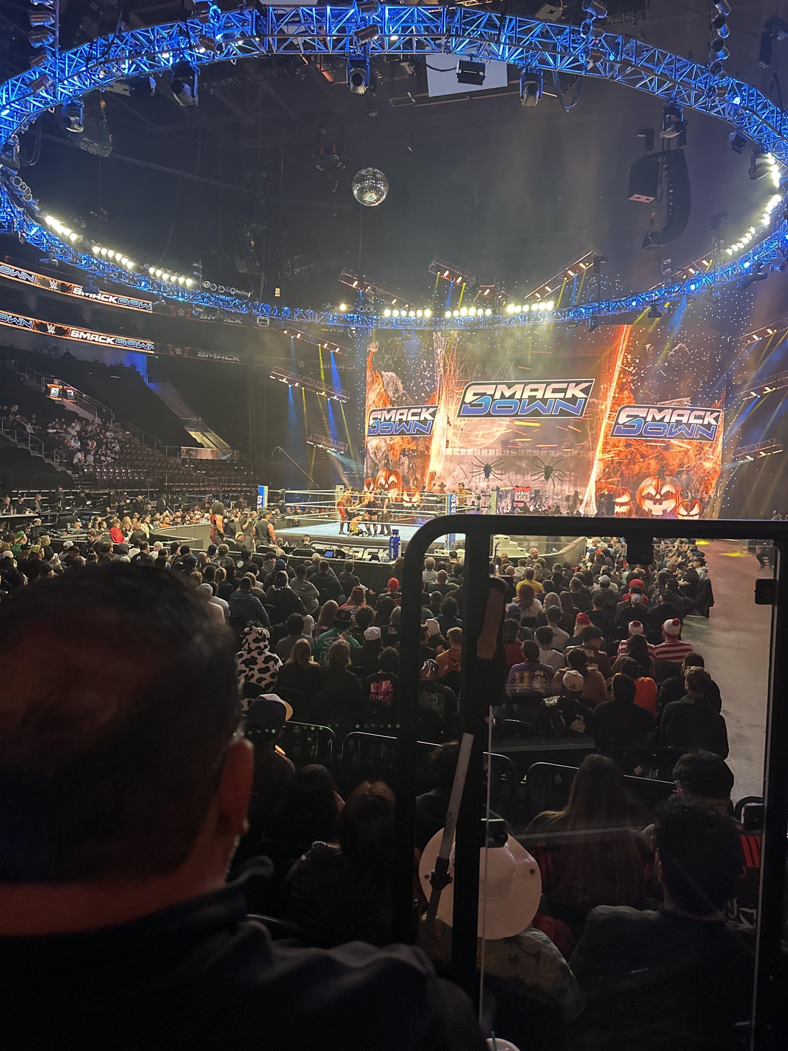Real Fan View taken from Section 1 at Delta Center by Andrew H