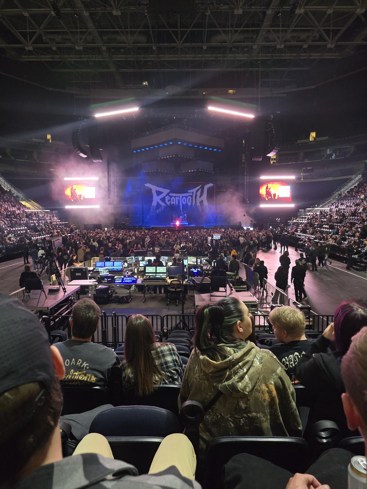 Real Fan View taken from Section 1 at Delta Center by Tina P