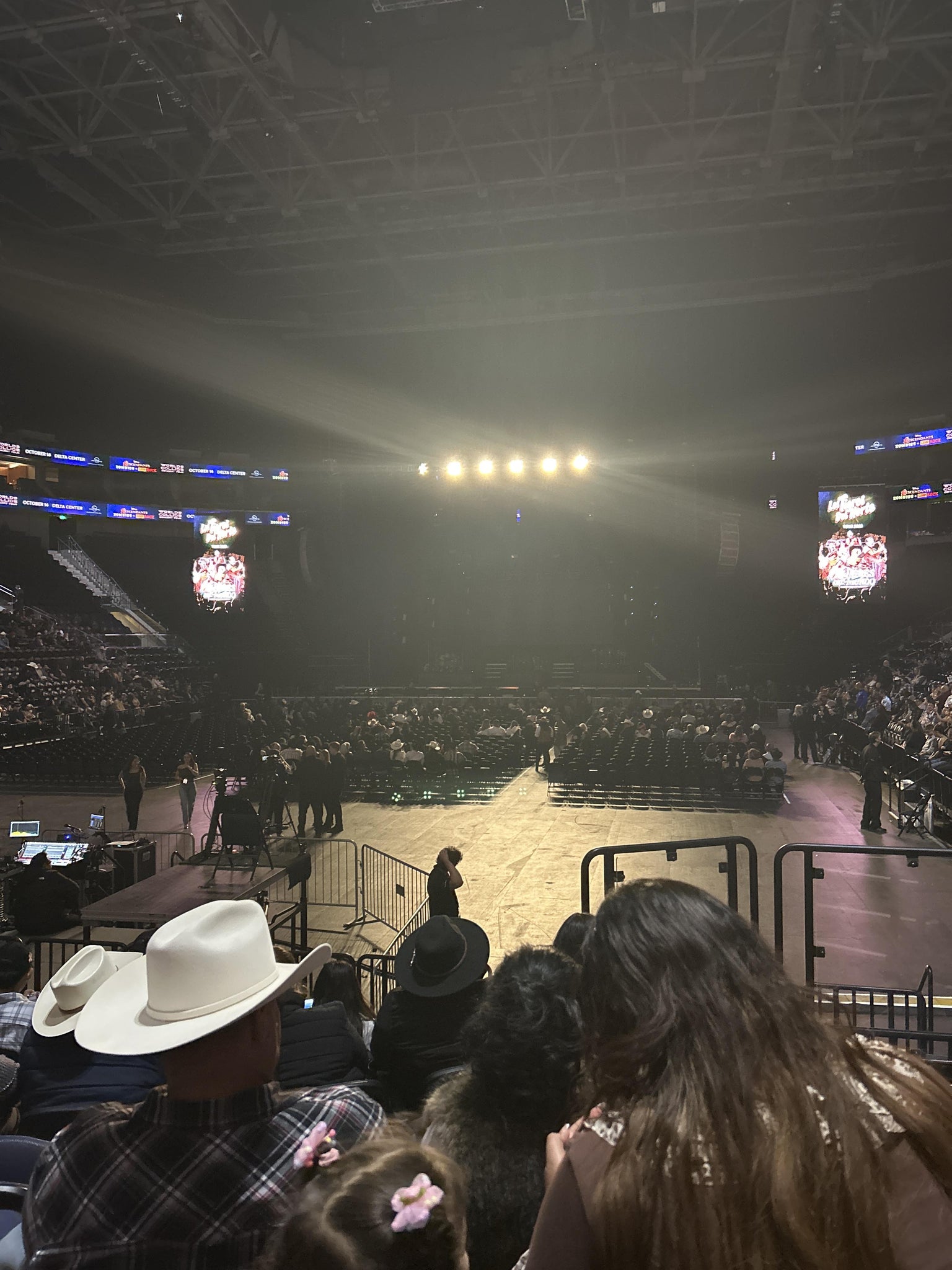 Real Fan View taken from Section 1 at Delta Center by Yahir Z