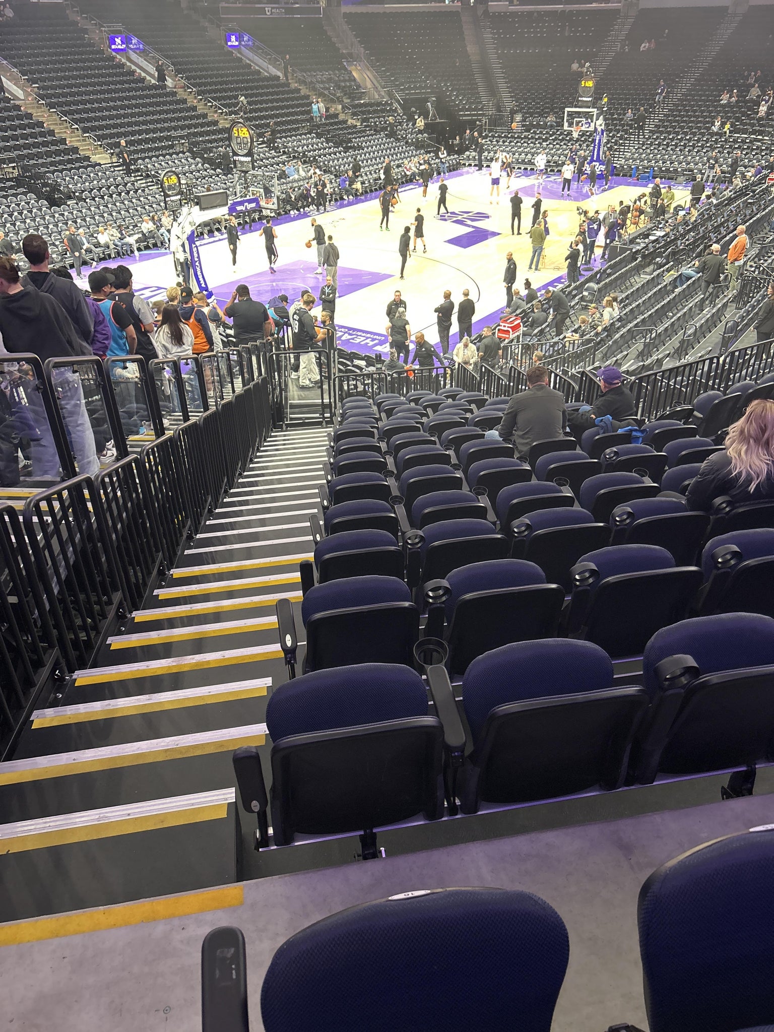 Real Fan View taken from Section 10 at Delta Center by Tyler W