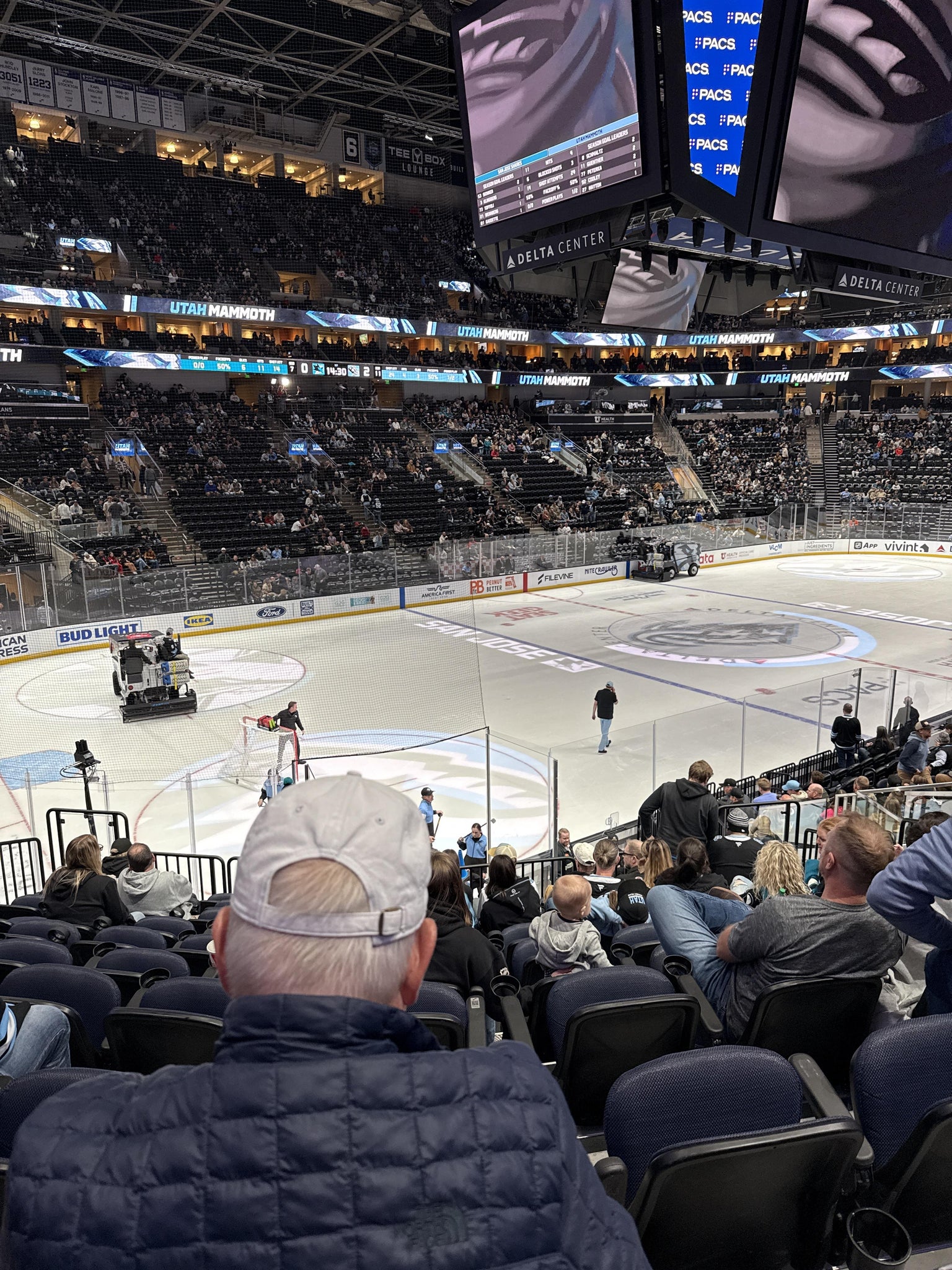 Real Fan View taken from Section 10 at Delta Center by Cole S