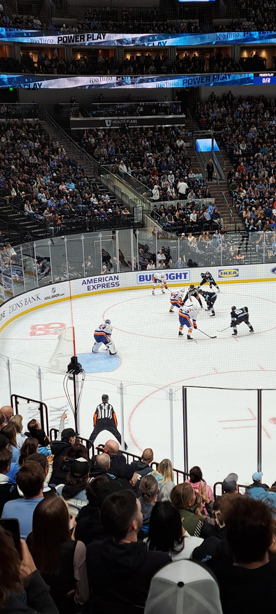 Real Fan View taken from Section 10 at Delta Center by James T