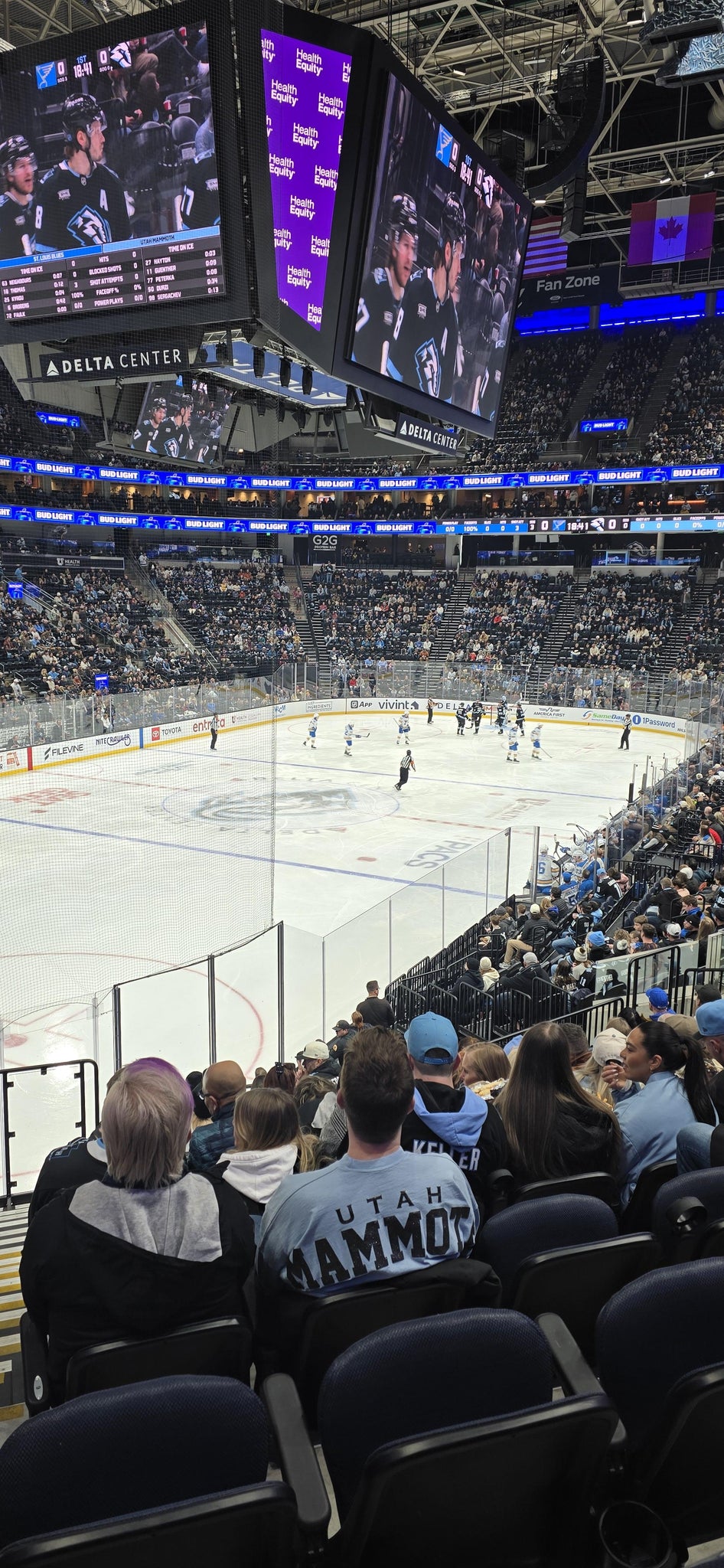 Real Fan View taken from Section 10 at Delta Center by Richard H