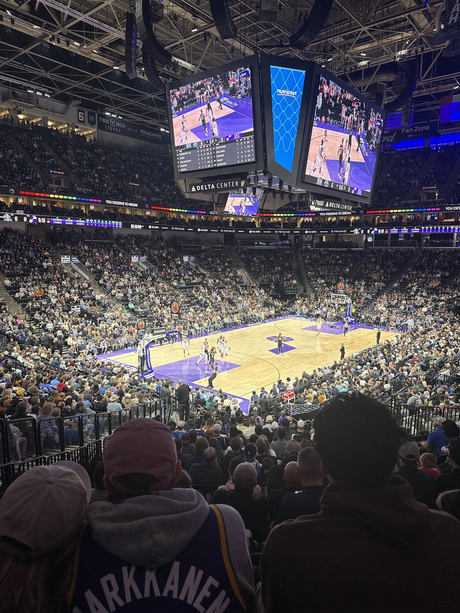 Real Fan View taken from Section 10 at Delta Center by Amelia V