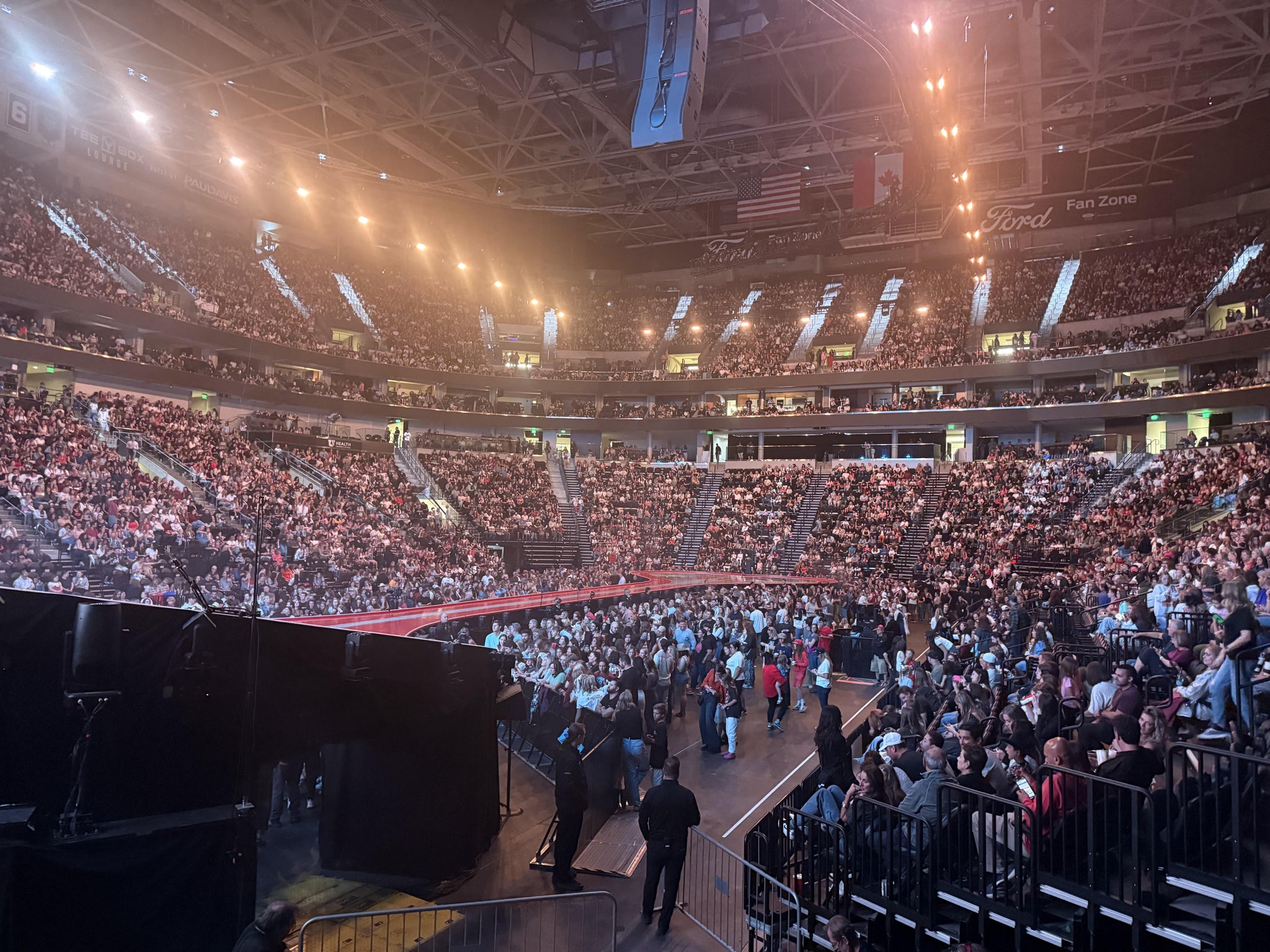 Real Fan View taken from Section 10 at Delta Center by Adam A