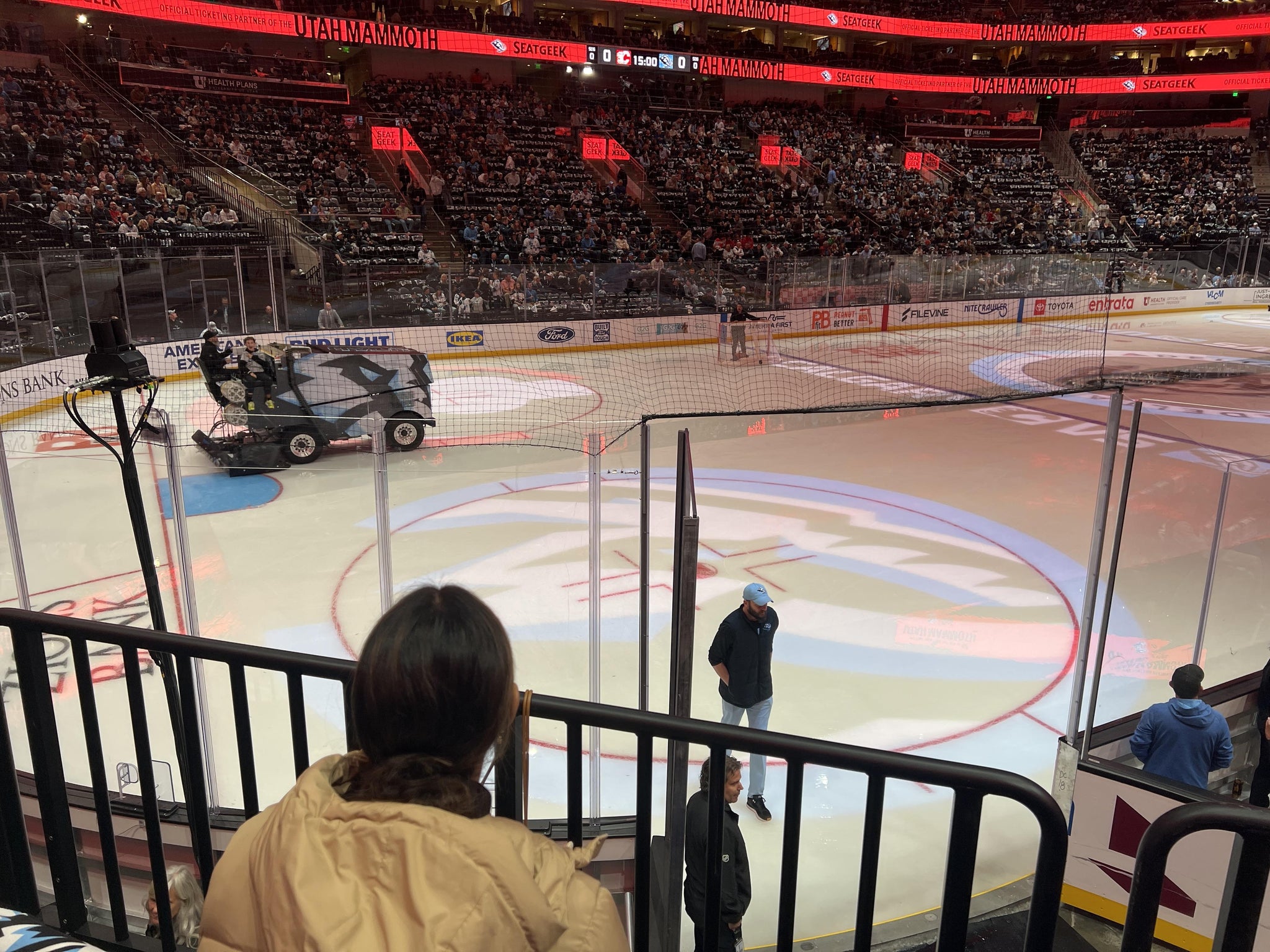 Real Fan View taken from Section 10 at Delta Center by Brian C
