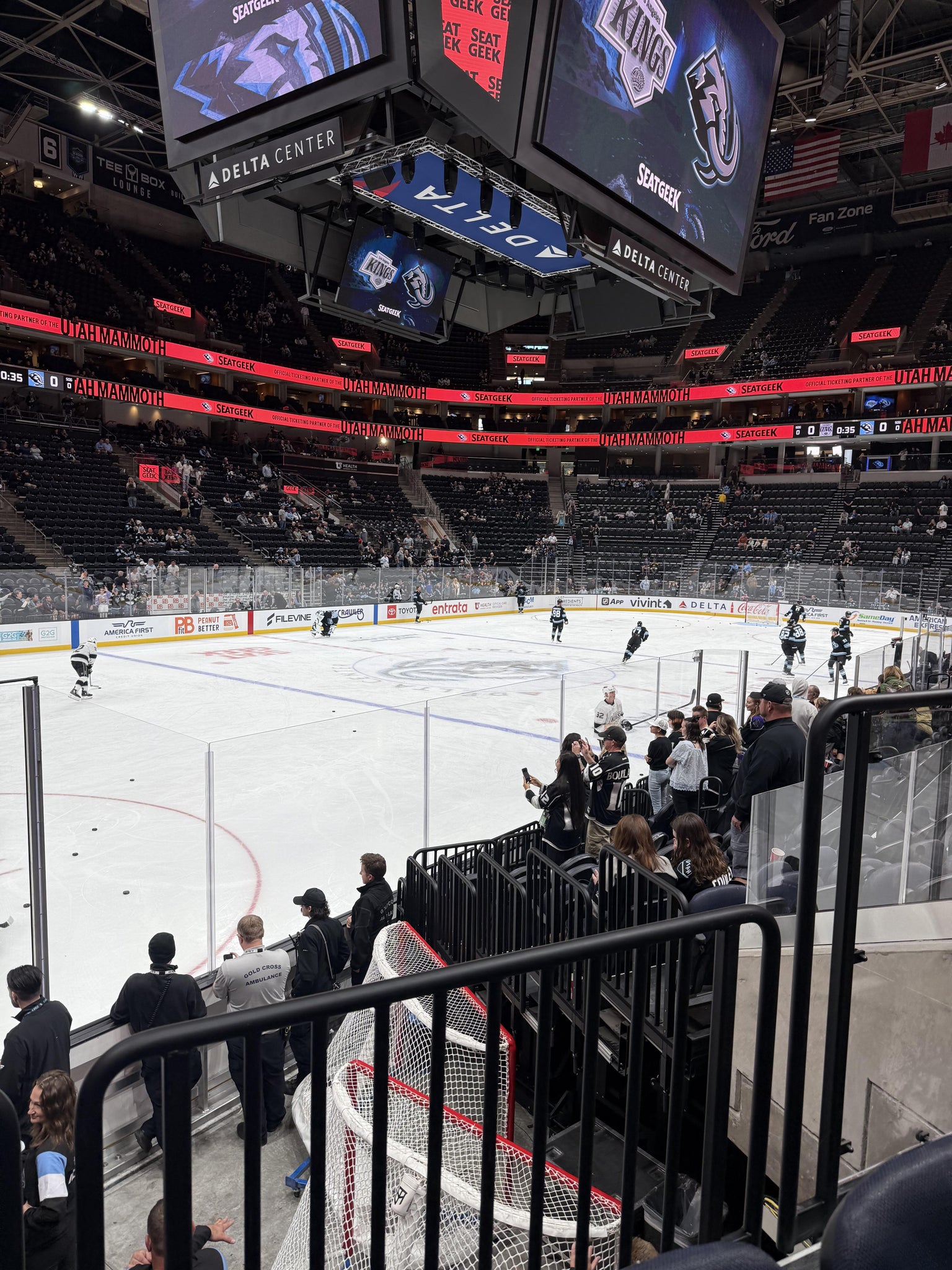 Real Fan View taken from Section 10 at Delta Center by Wesley L