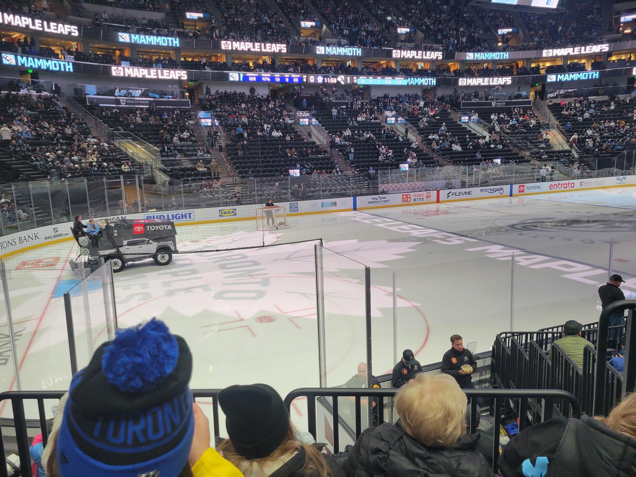 Real Fan View taken from Section 10 at Delta Center by Eric R