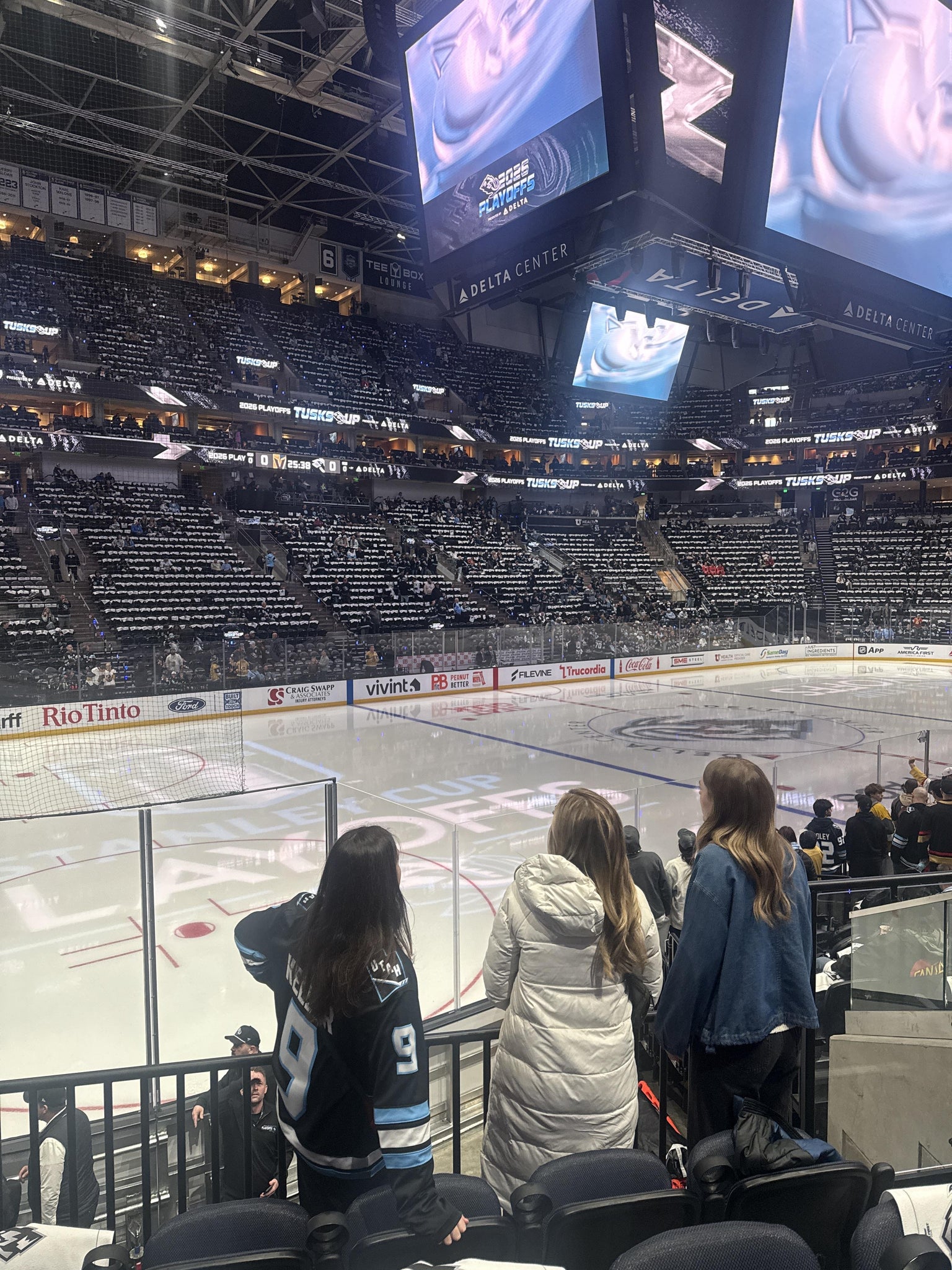 Real Fan View taken from Section 10 at Delta Center by Amanda W