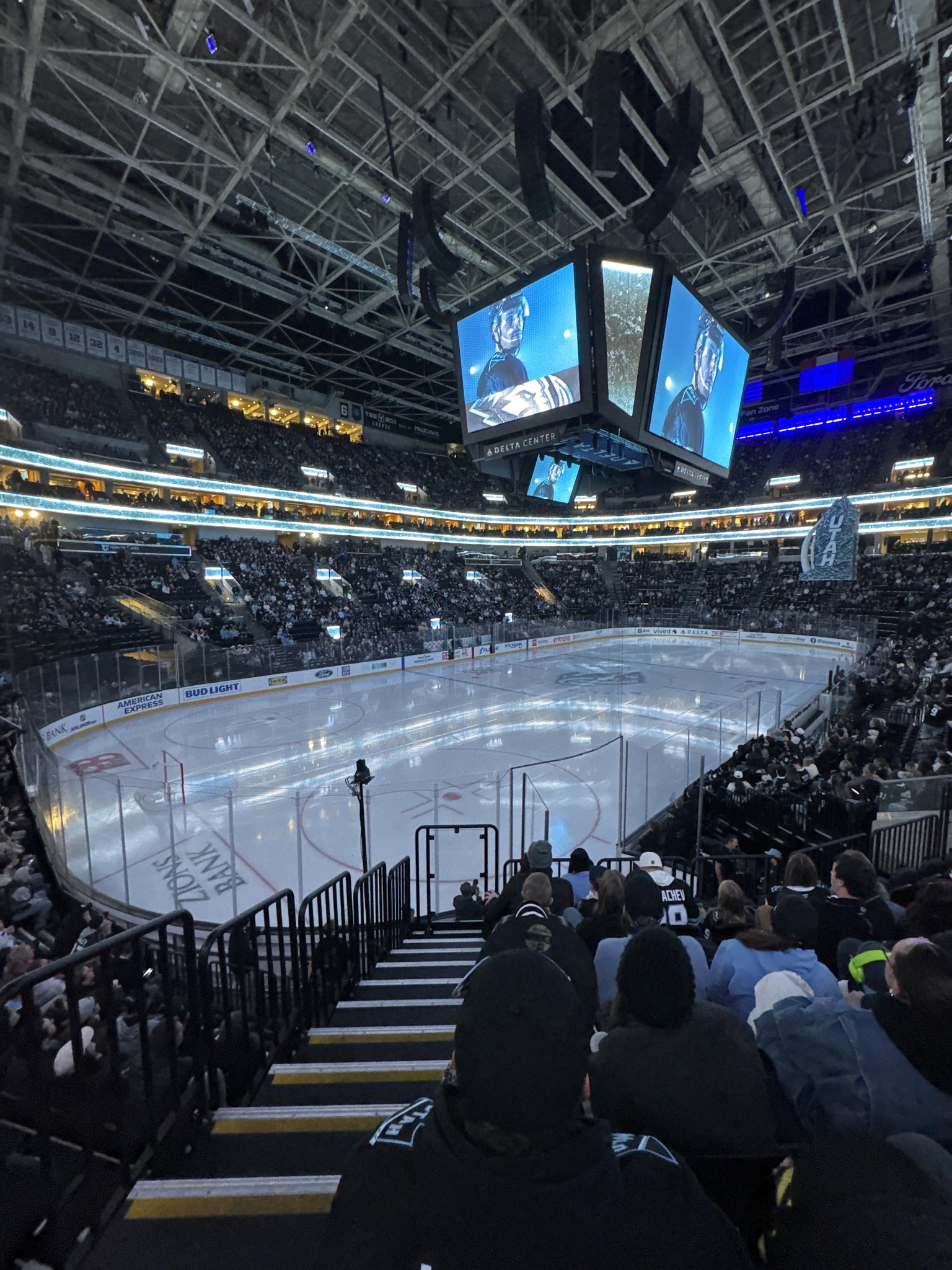 Real Fan View taken from Section 10 at Delta Center by Bryant W