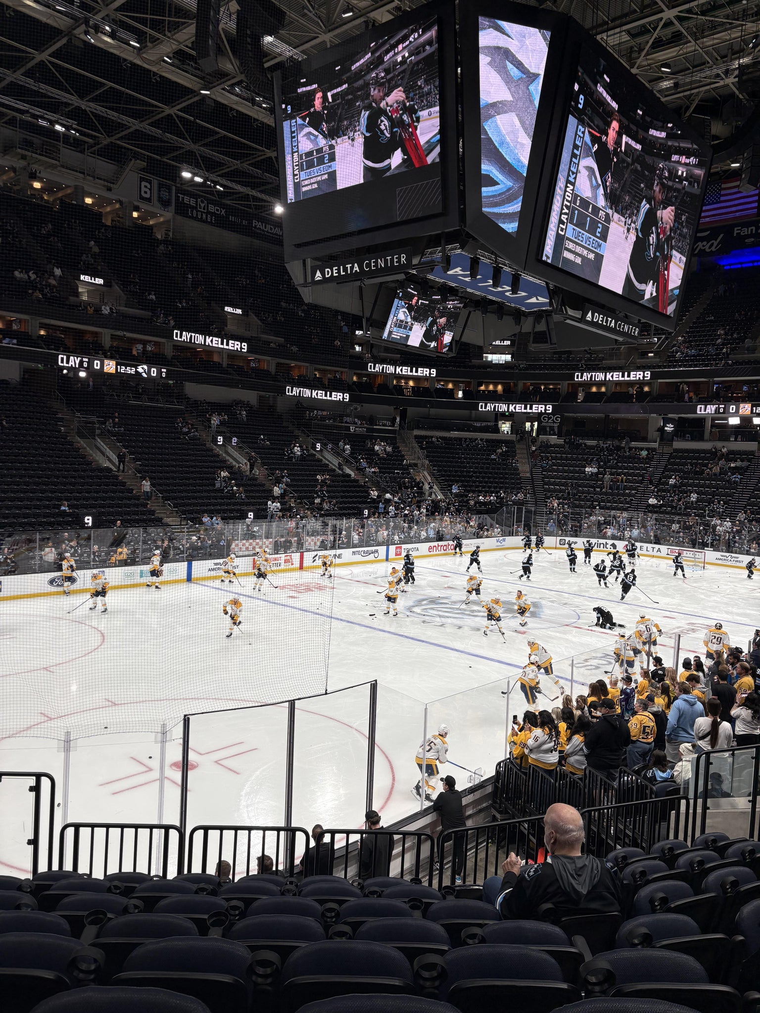 Real Fan View taken from Section 10 at Delta Center by Brad E