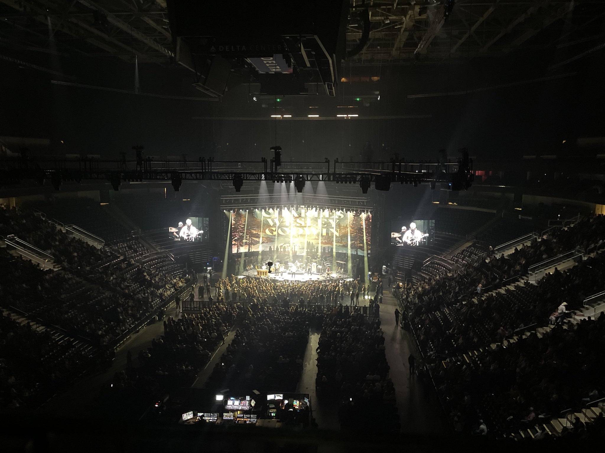 Real Fan View taken from Section 101 at Delta Center by Anonymous User