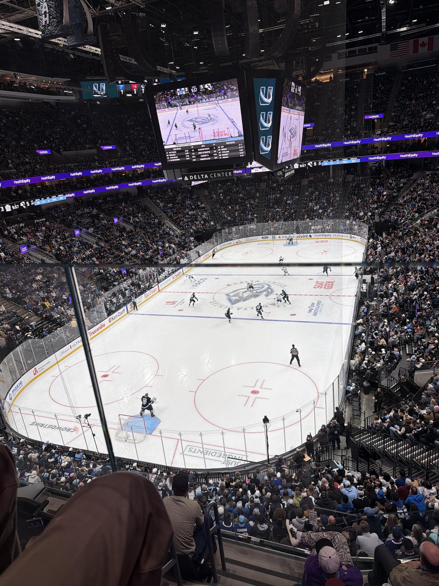 Real Fan View taken from Section 103 at Delta Center by Anthony H