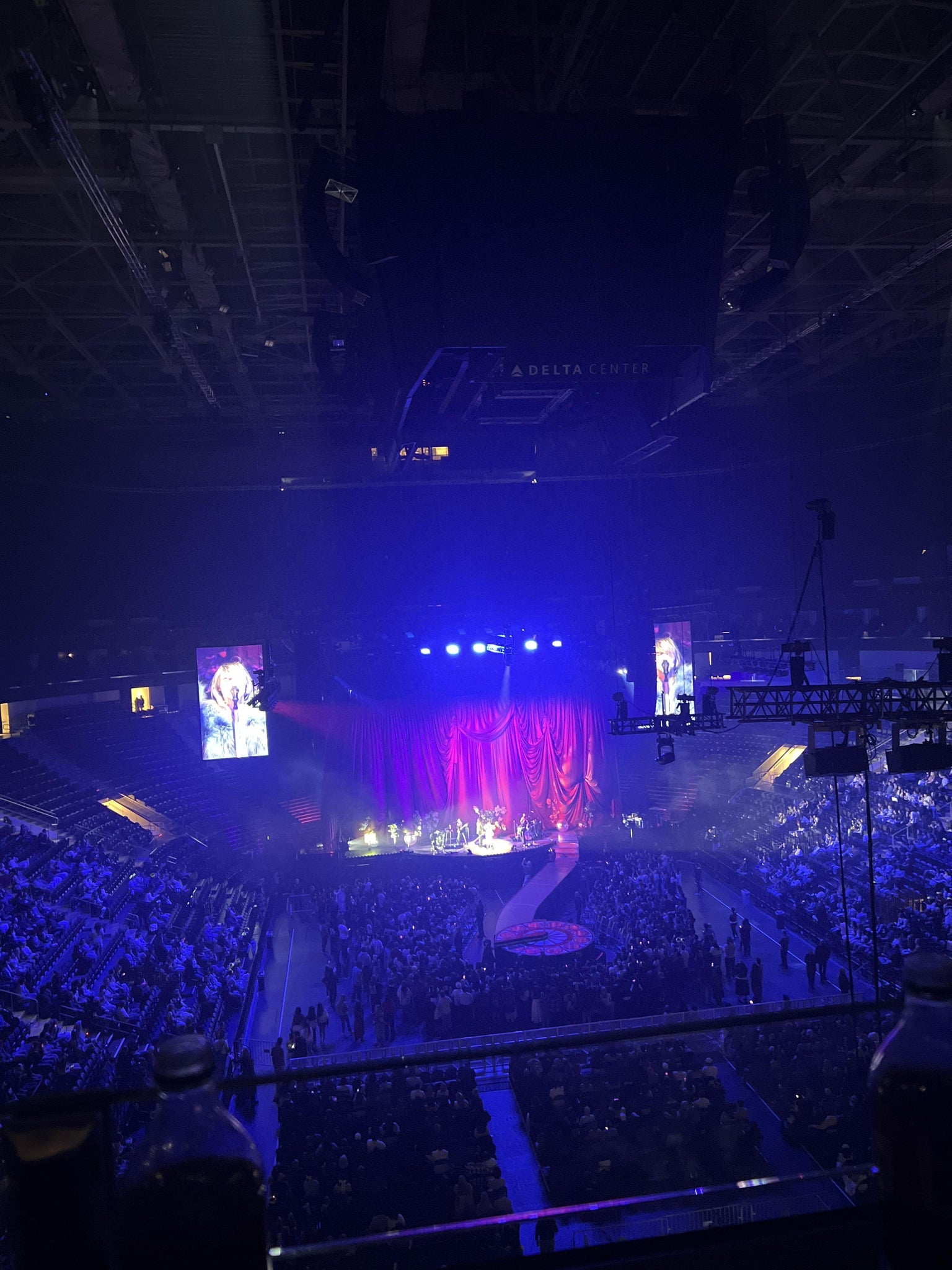 Real Fan View taken from Section 103 at Delta Center by Vivian D