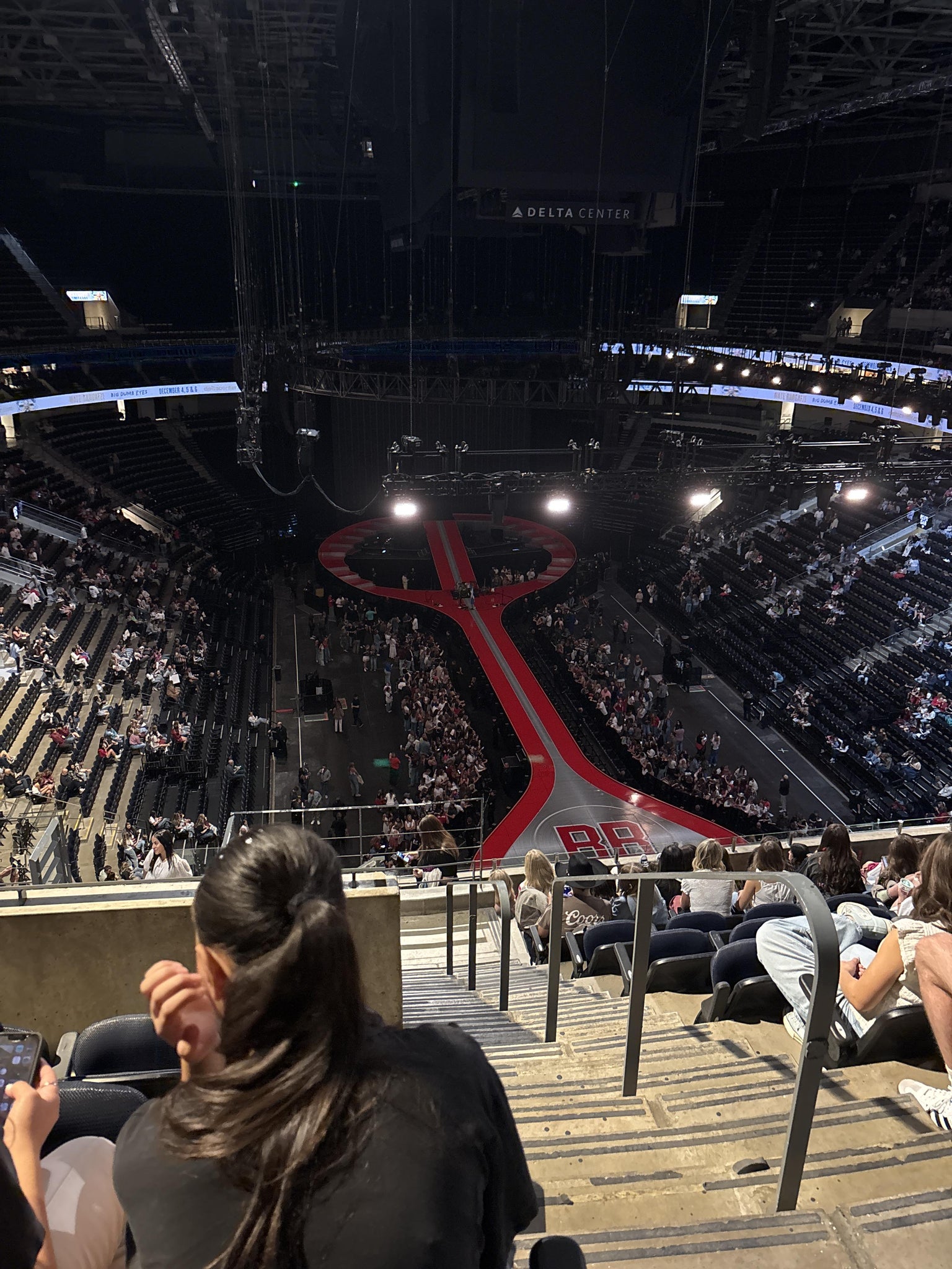 Real Fan View taken from Section 104 at Delta Center by Lilly F