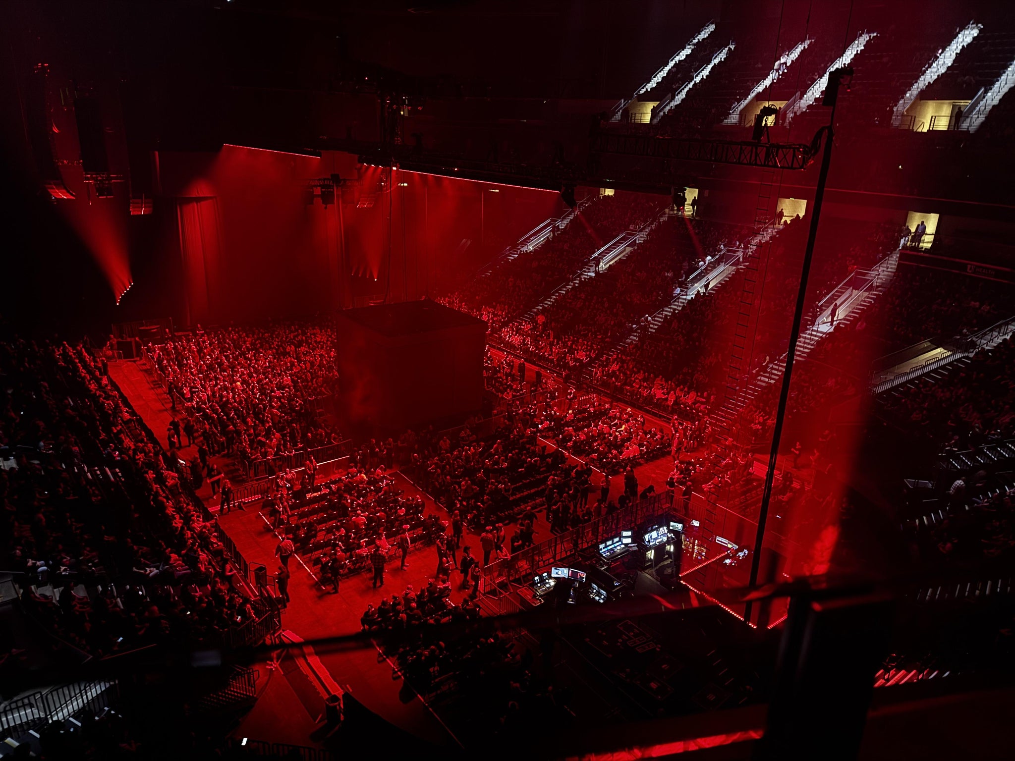 Real Fan View taken from Section 105 at Delta Center by Roxanne a D