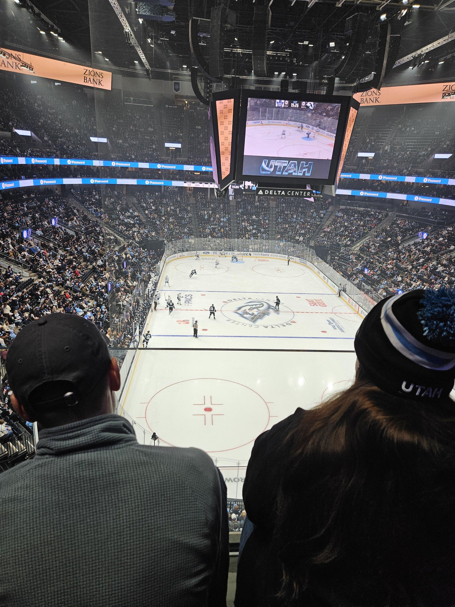 Real Fan View taken from Section 105 at Delta Center by Aaron C