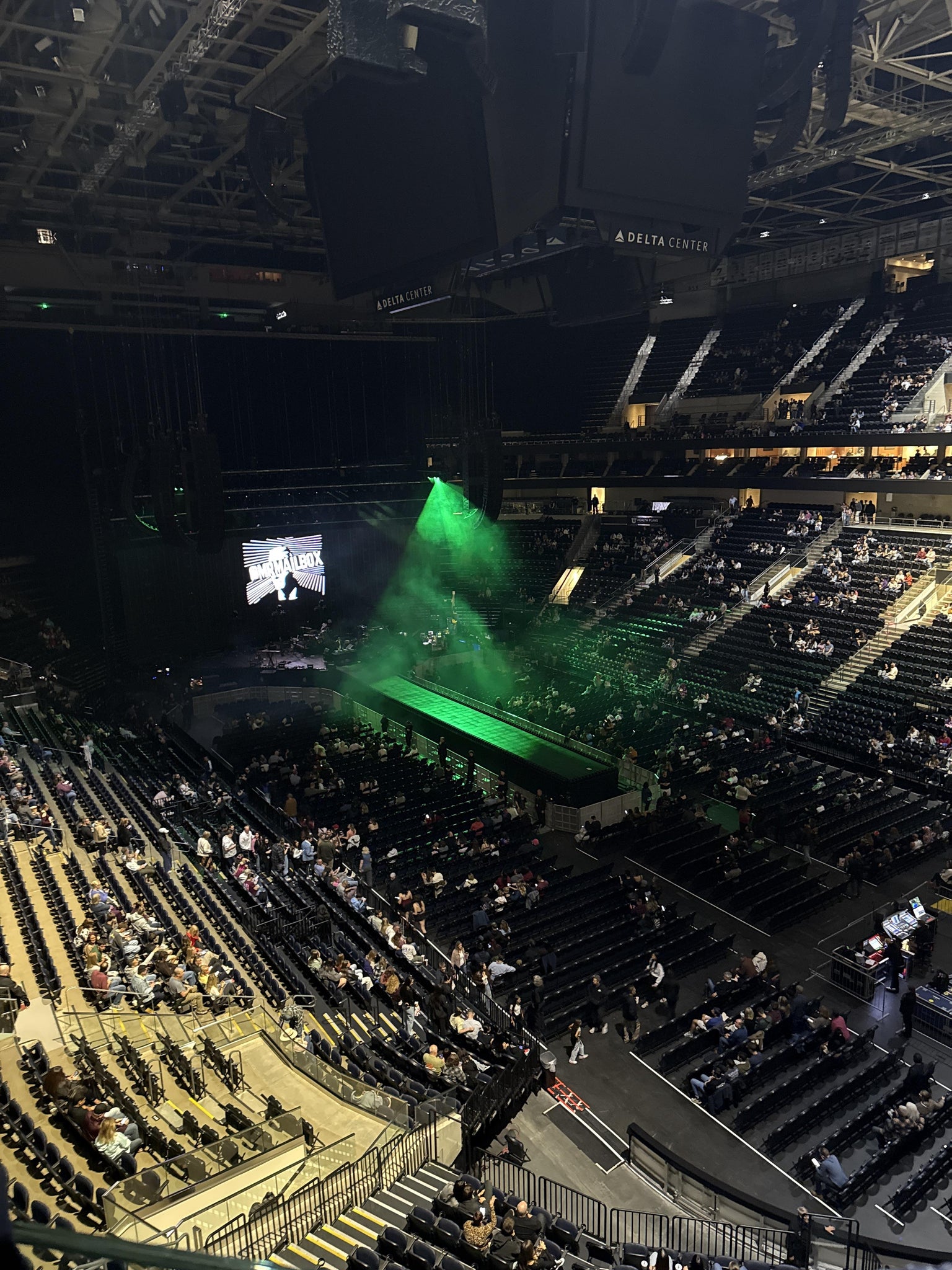 Real Fan View taken from Section 107 at Delta Center by Jamaica A