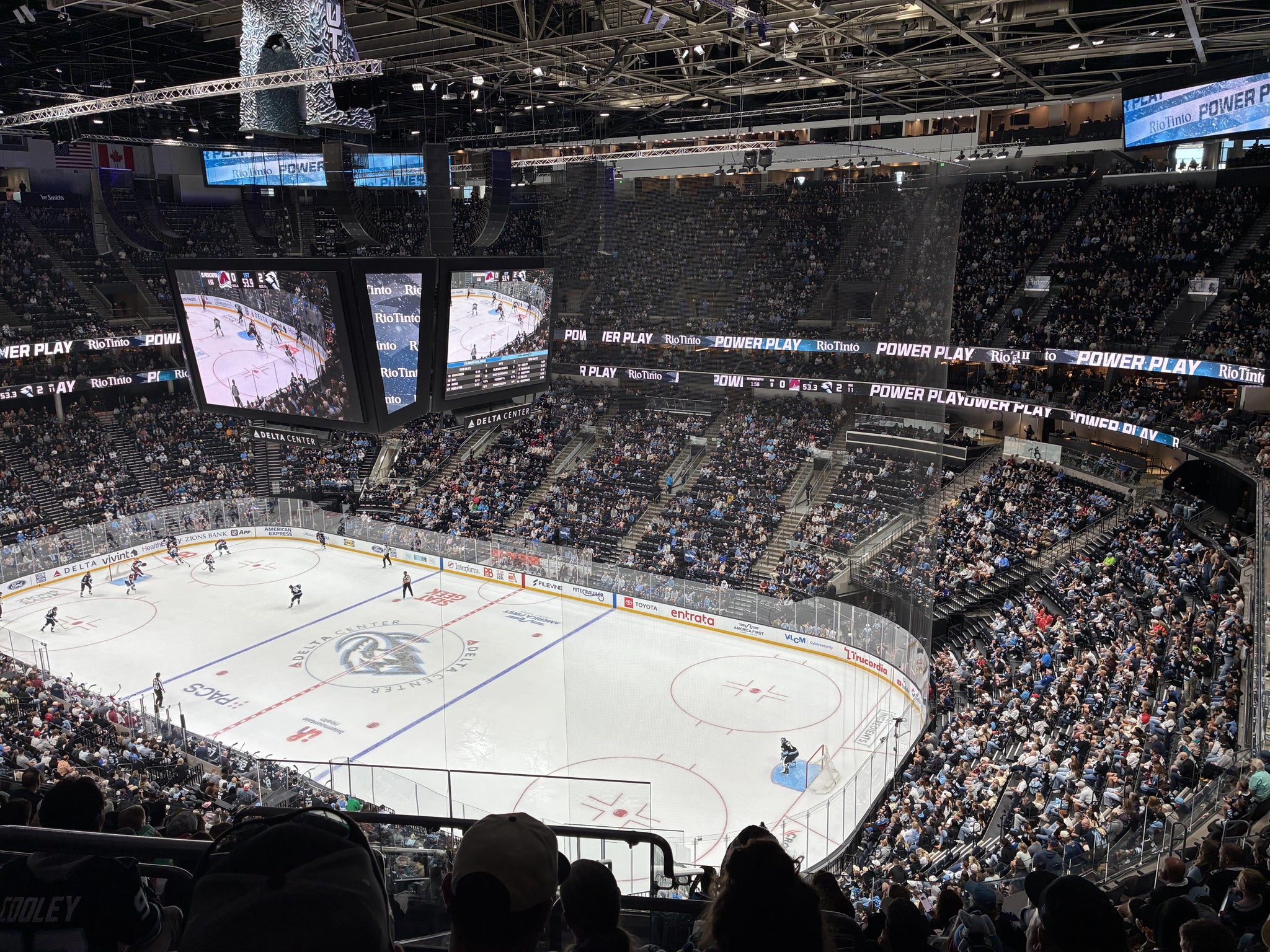 Real Fan View taken from Section 107 at Delta Center by Anonymous User