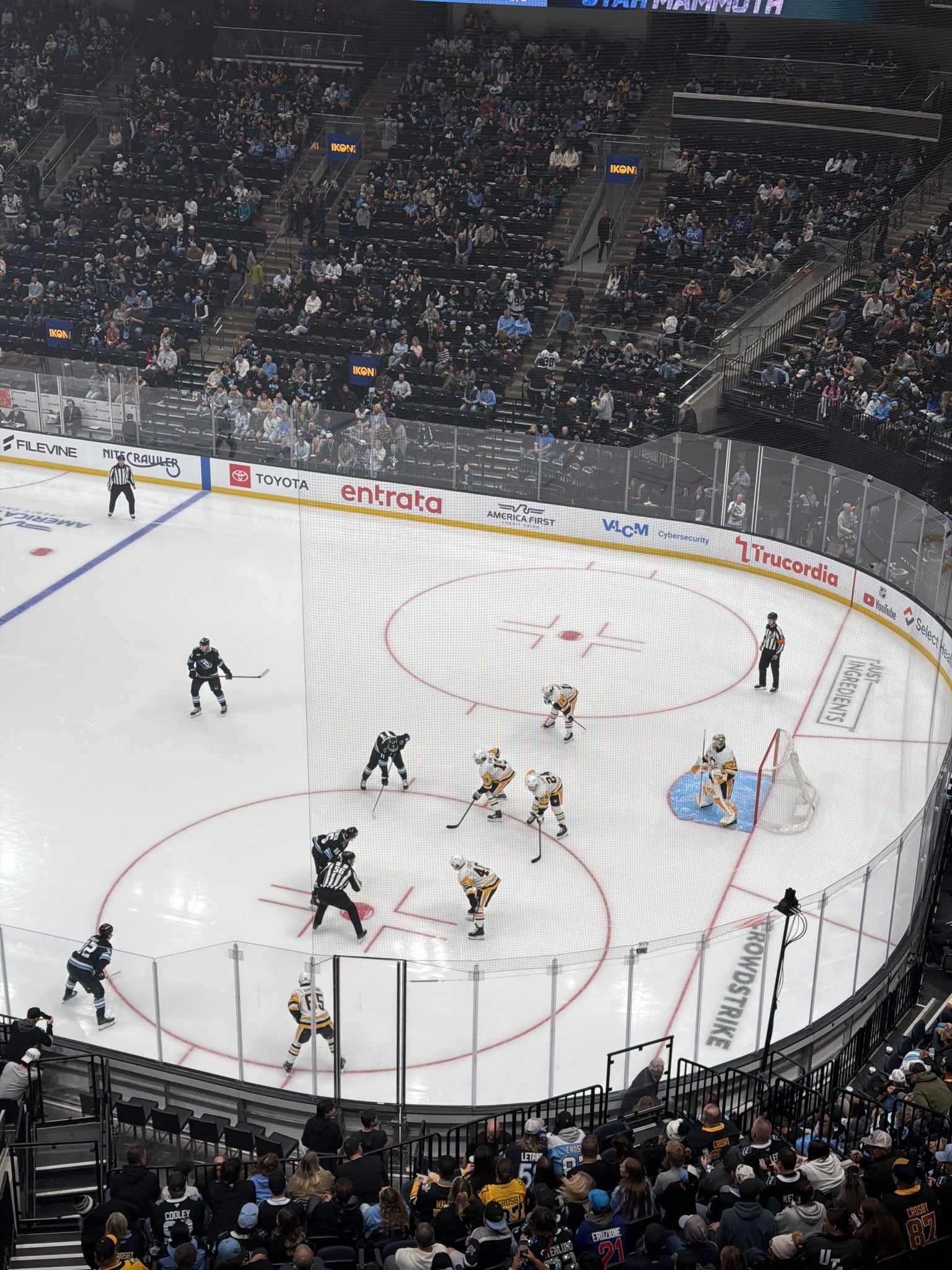 Real Fan View taken from Section 108 at Delta Center by Daniel O