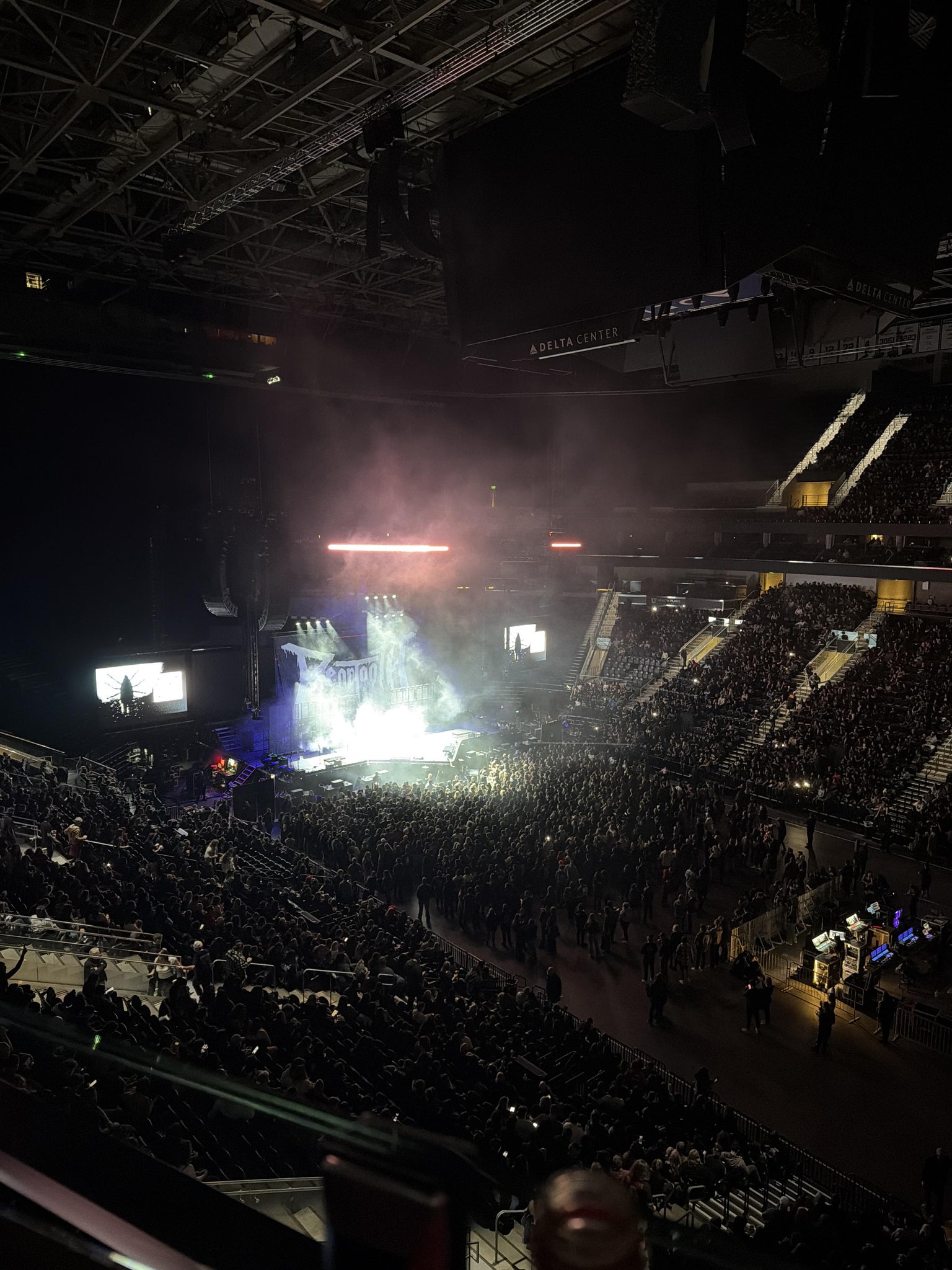 Real Fan View taken from Section 109 at Delta Center by Ty S
