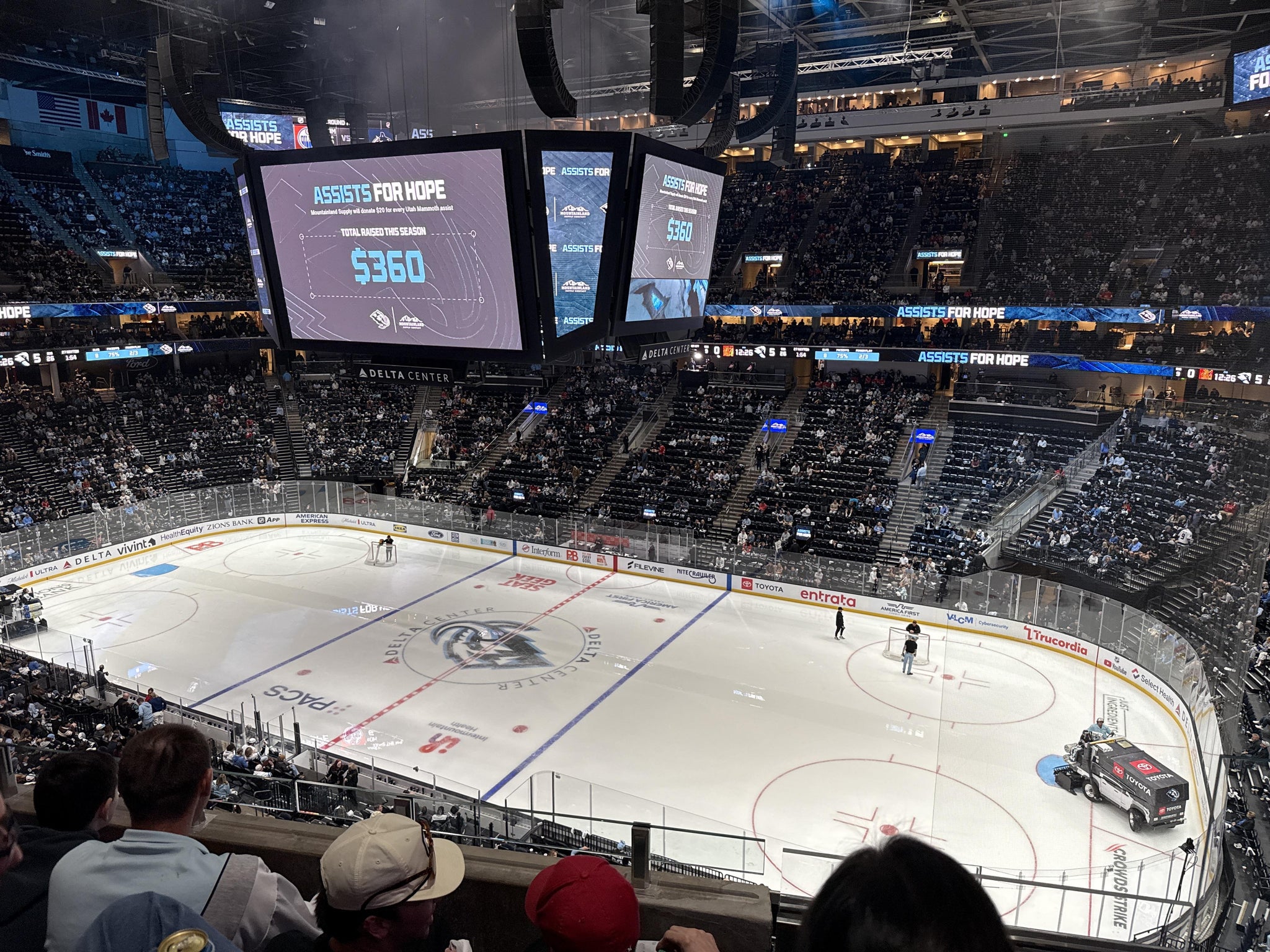 Real Fan View taken from Section 109 at Delta Center by Ryan B