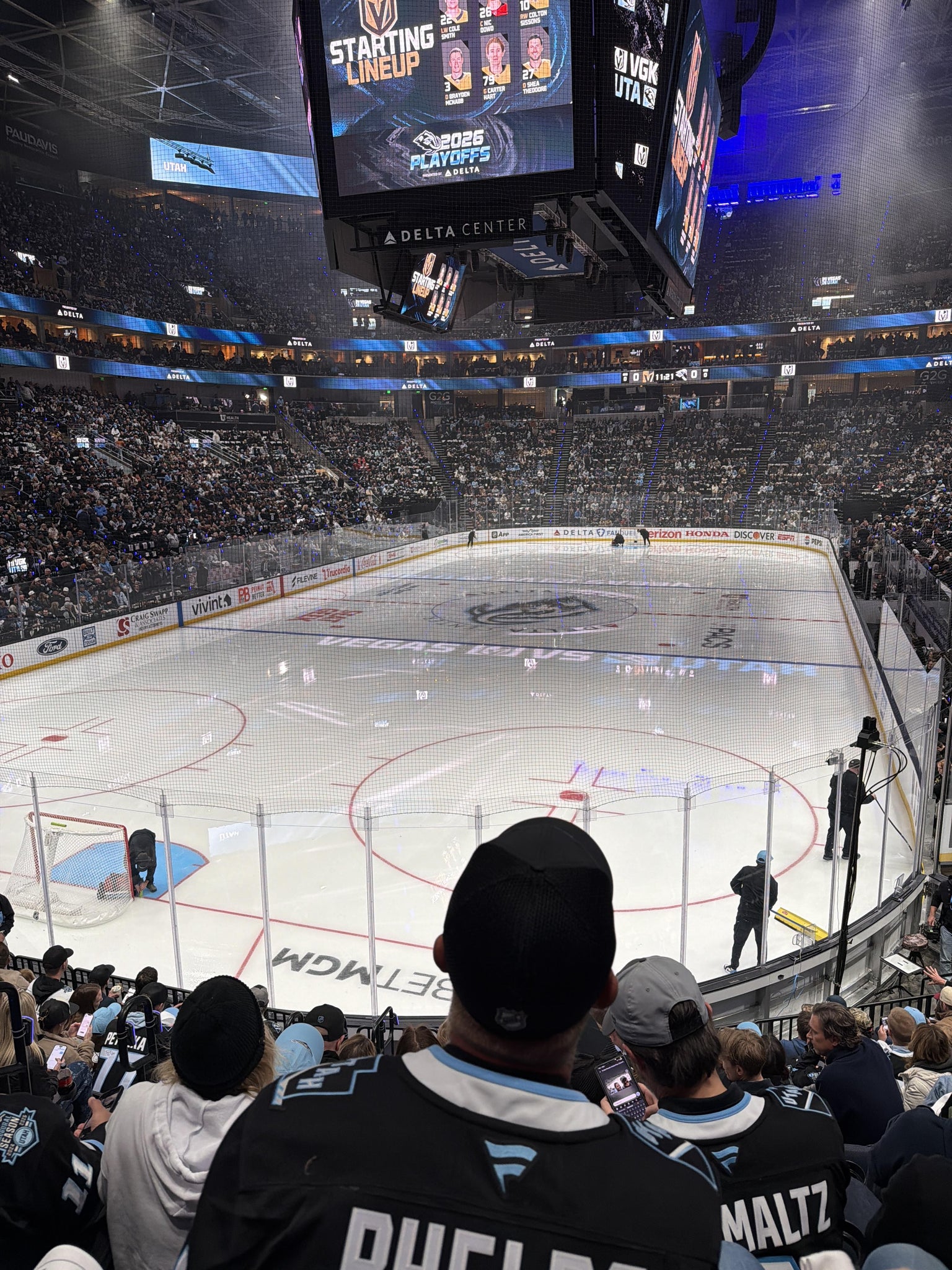 Real Fan View taken from Section 11 at Delta Center by Bryant J